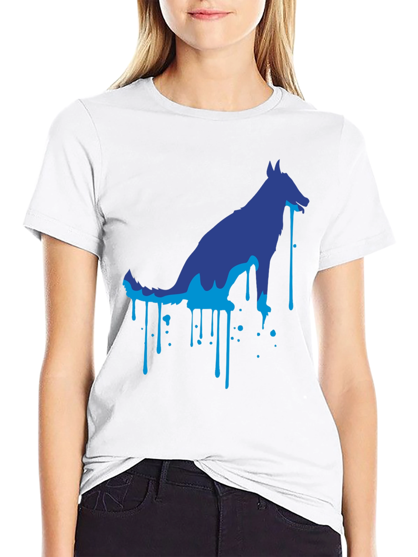 Cool Dog Graphic Tee - Black Unisex T-Shirt