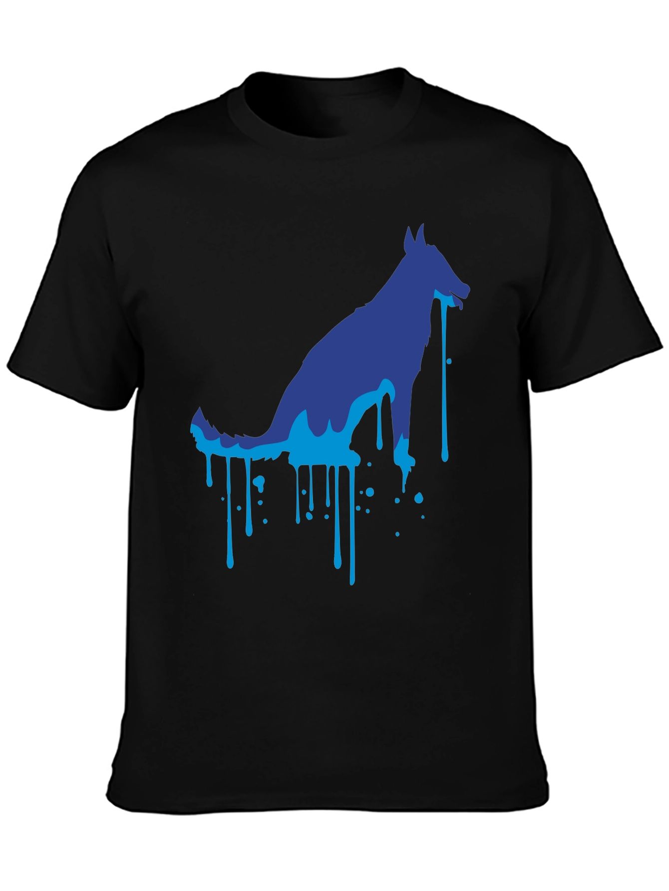 Cool Dog Graphic Tee - Black Unisex T-Shirt