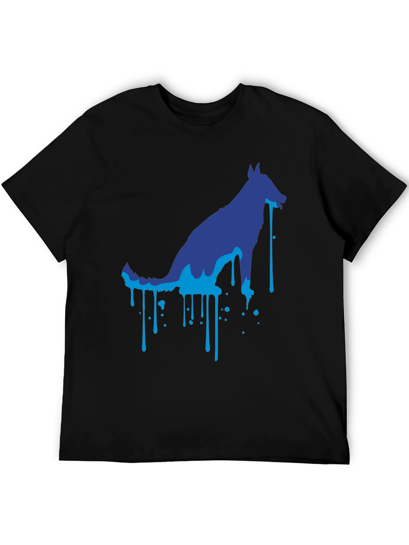 Cool Dog Graphic Tee - Black Unisex T-Shirt