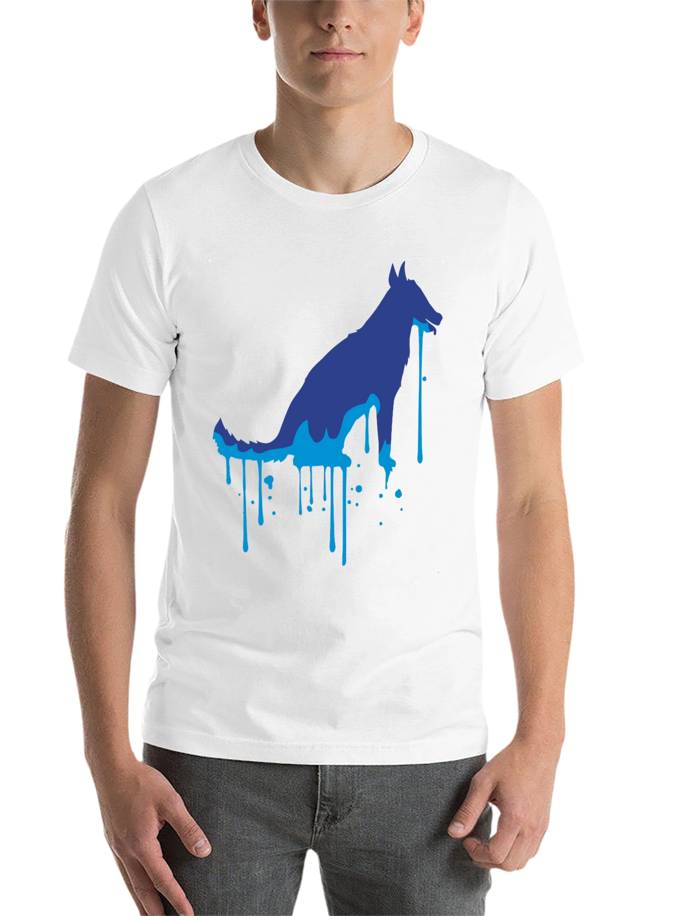 Cool Dog Graphic Tee - Black Unisex T-Shirt