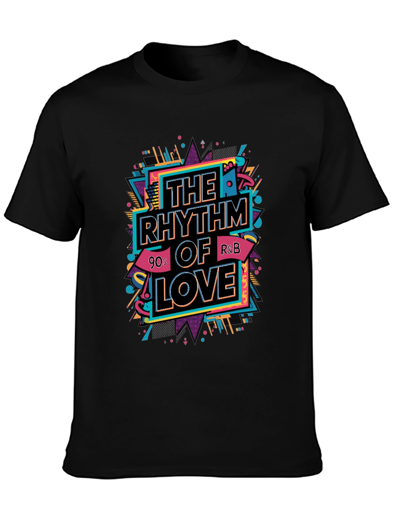 The Rhythm of Love T-Shirt - 90s R&B Style