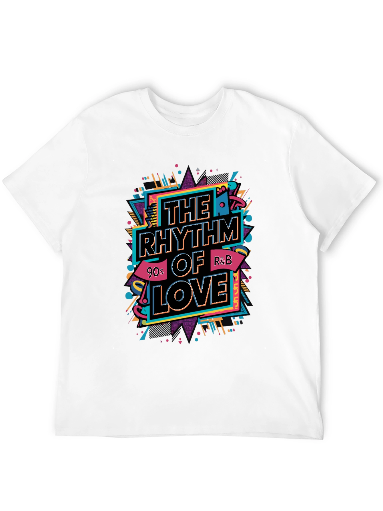 The Rhythm of Love T-Shirt - 90s R&B Style