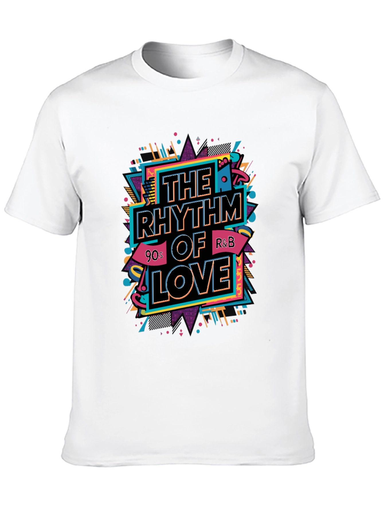 The Rhythm of Love T-Shirt - 90s R&B Style