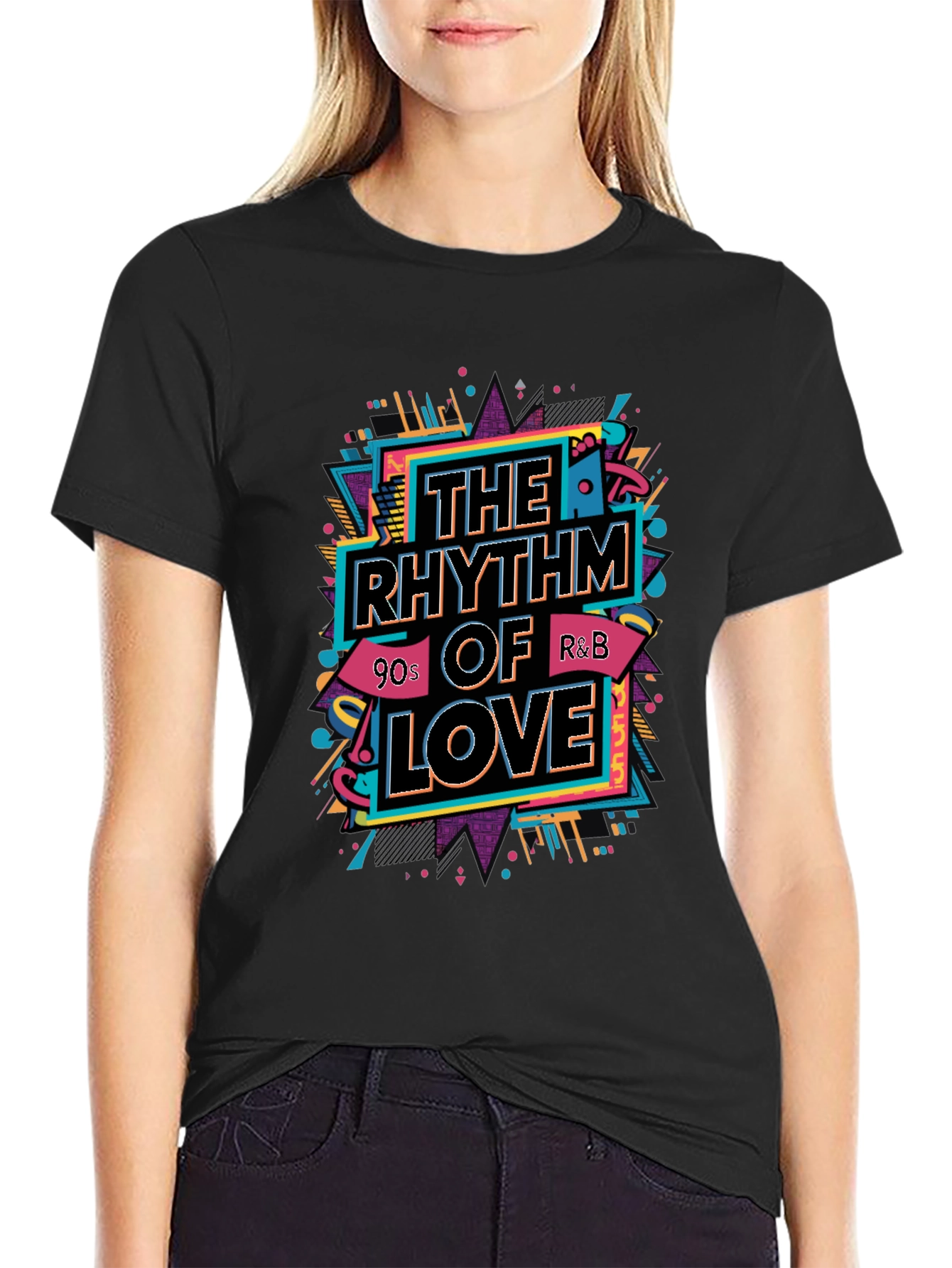 The Rhythm of Love T-Shirt - 90s R&B Style