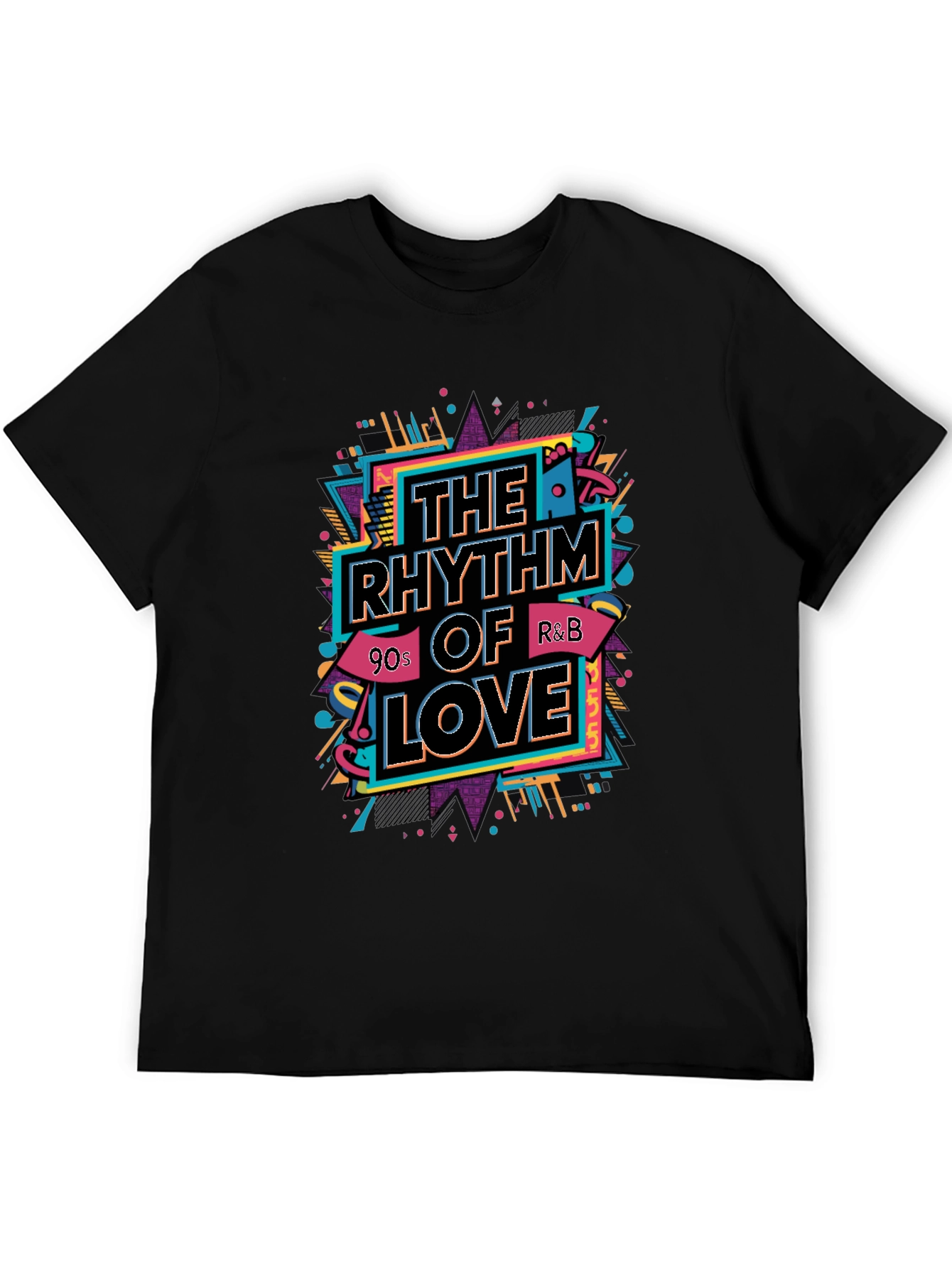 The Rhythm of Love T-Shirt - 90s R&B Style