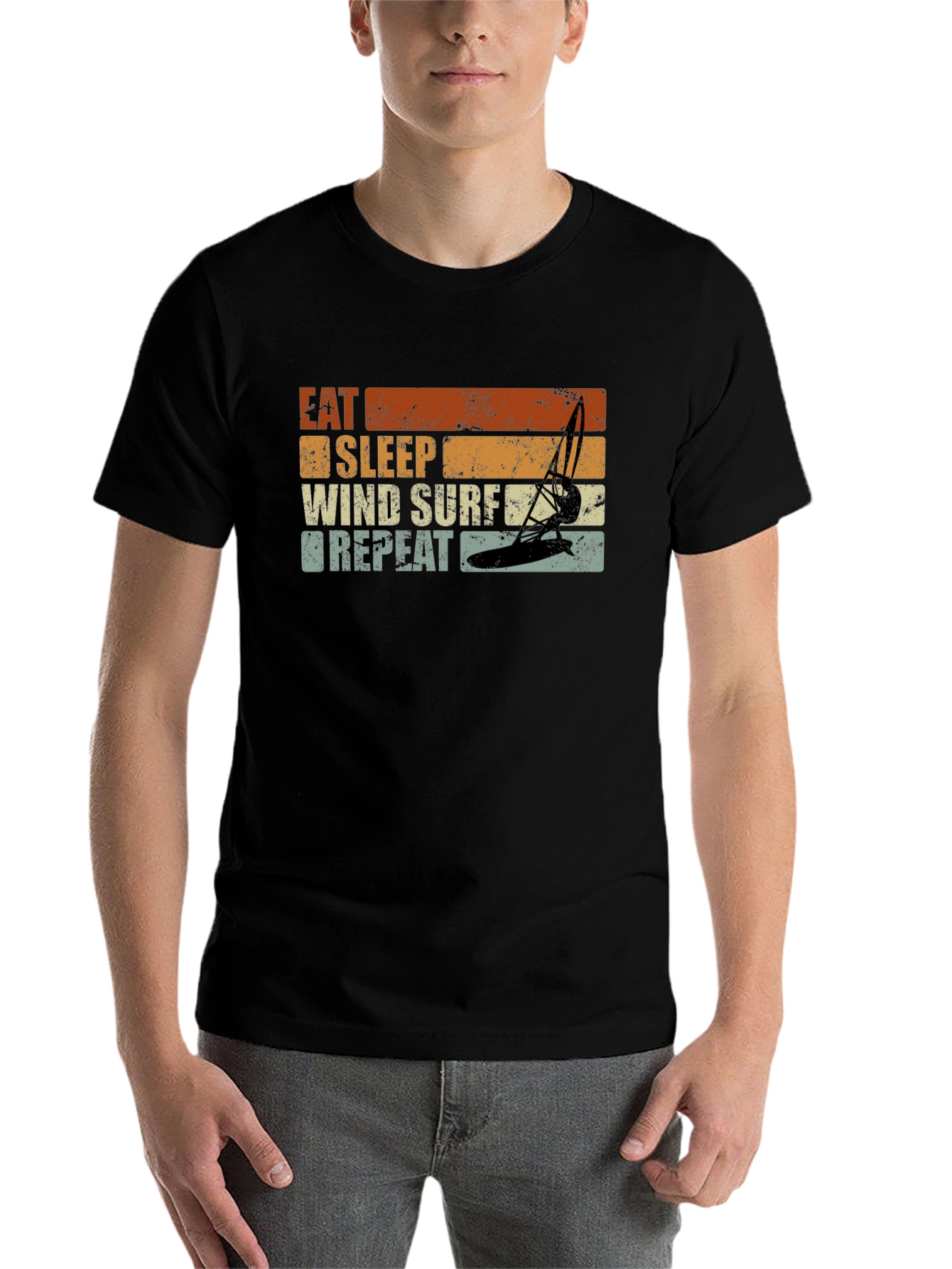 Eat Sleep Wind Surf Repeat T-Shirt