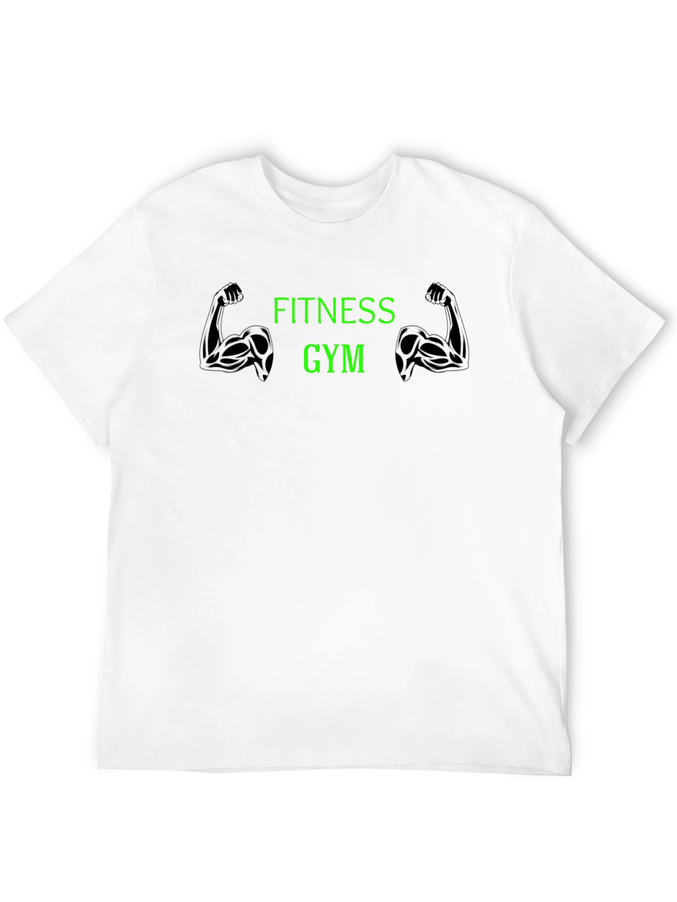 Fitness Gym Graphic Black T-Shirt