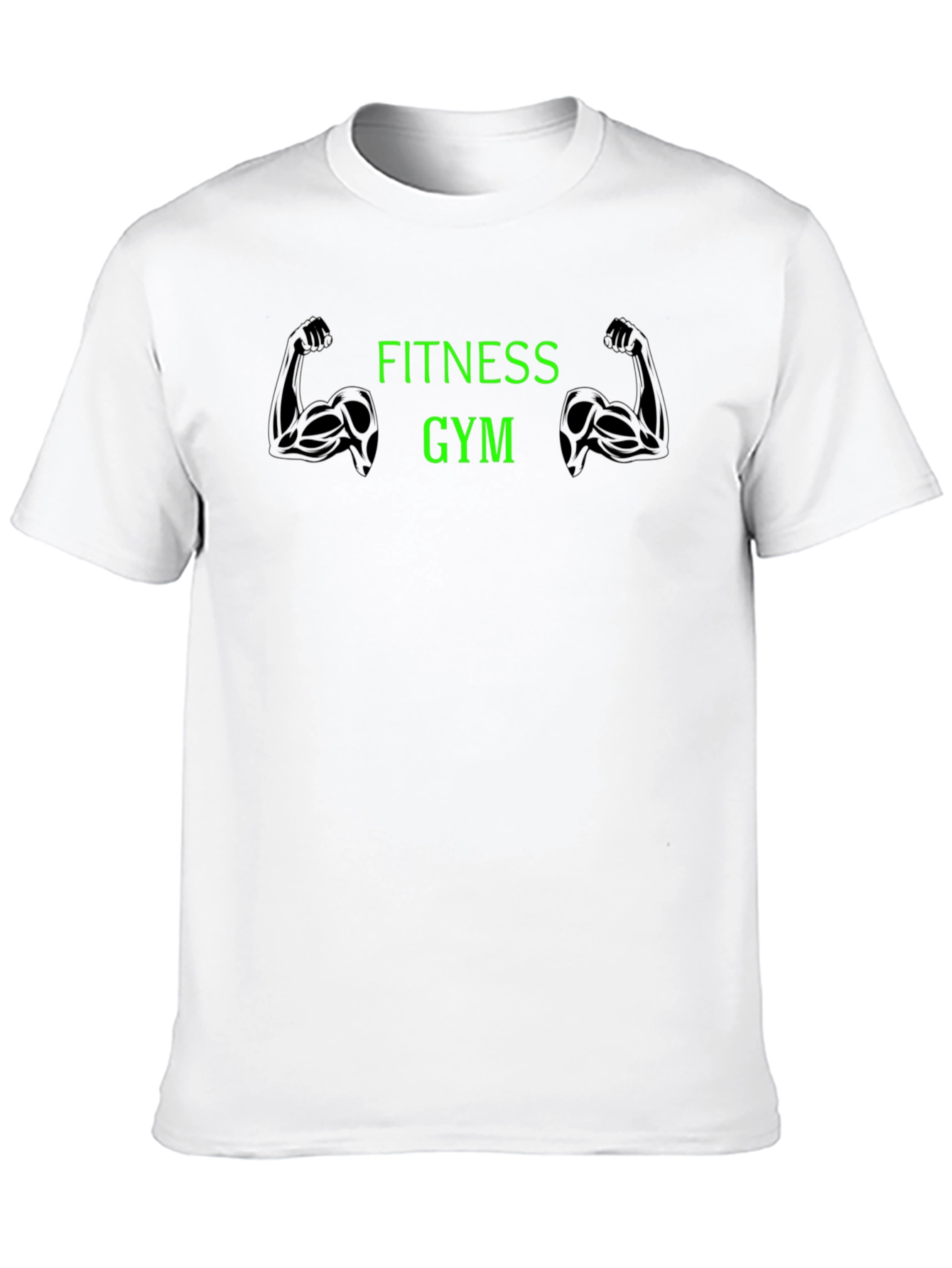 Fitness Gym Graphic Black T-Shirt