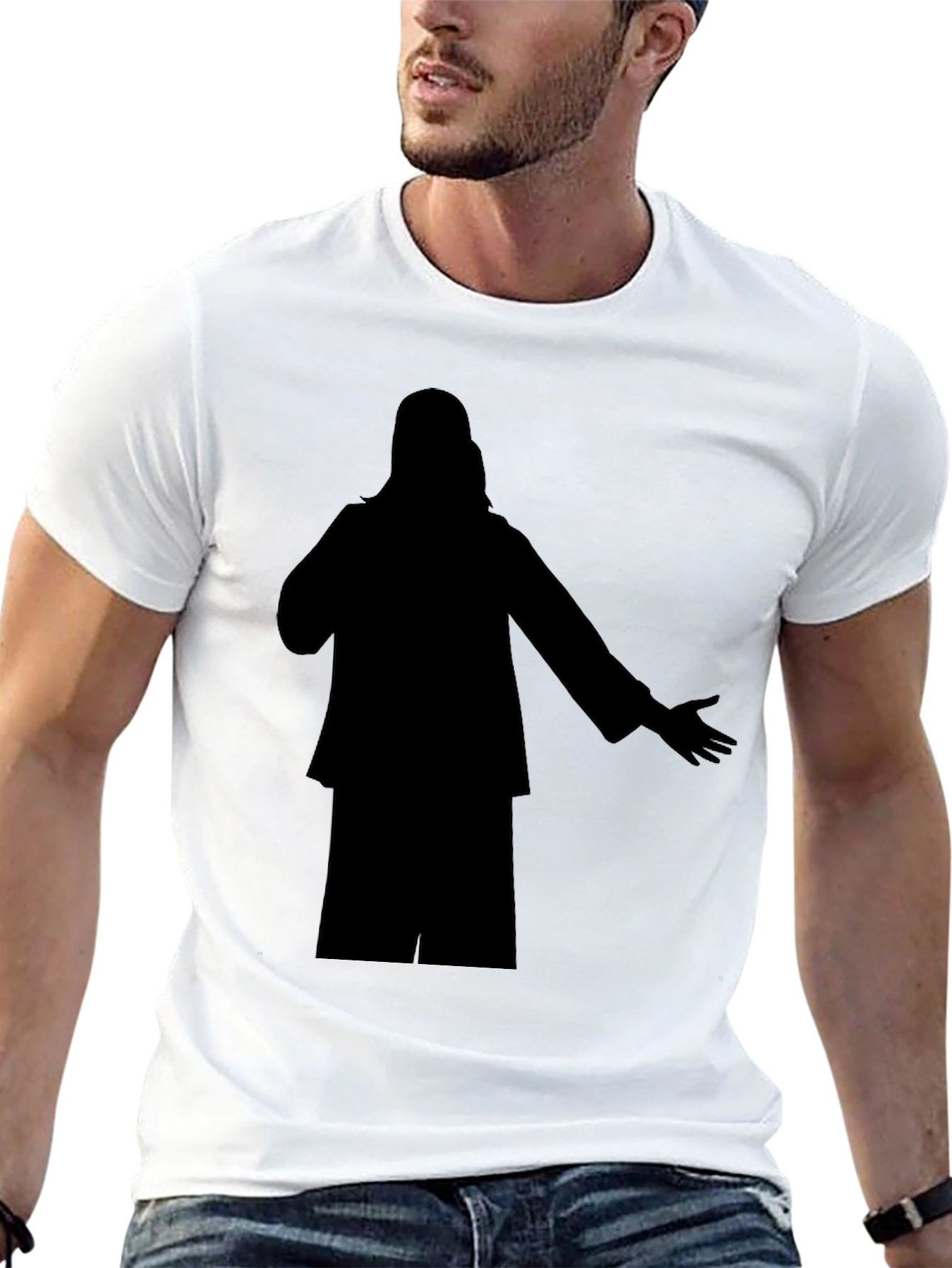 Silhouette Graphic Black T-Shirt