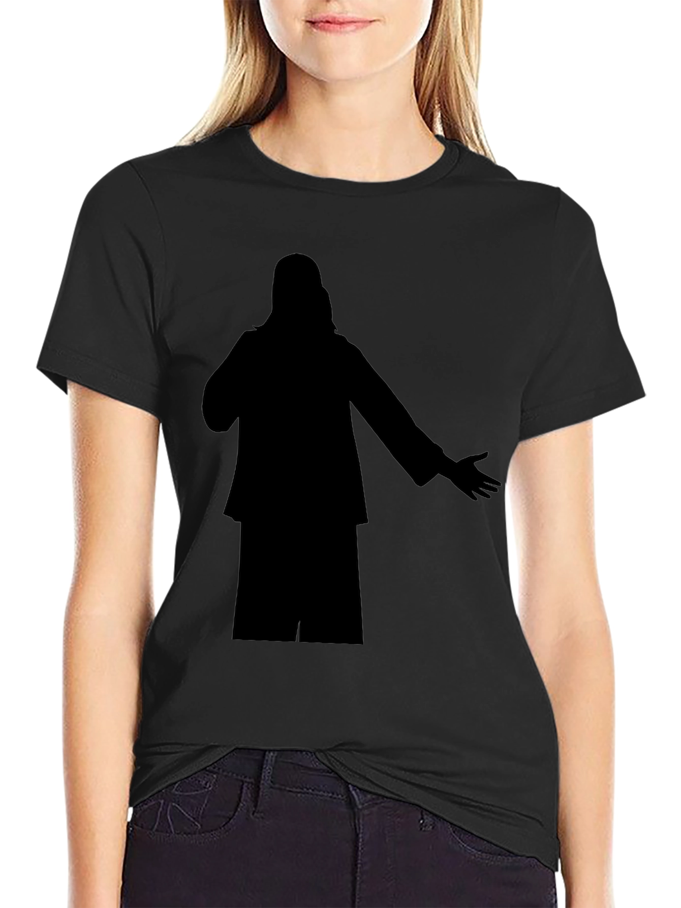 Silhouette Graphic Black T-Shirt