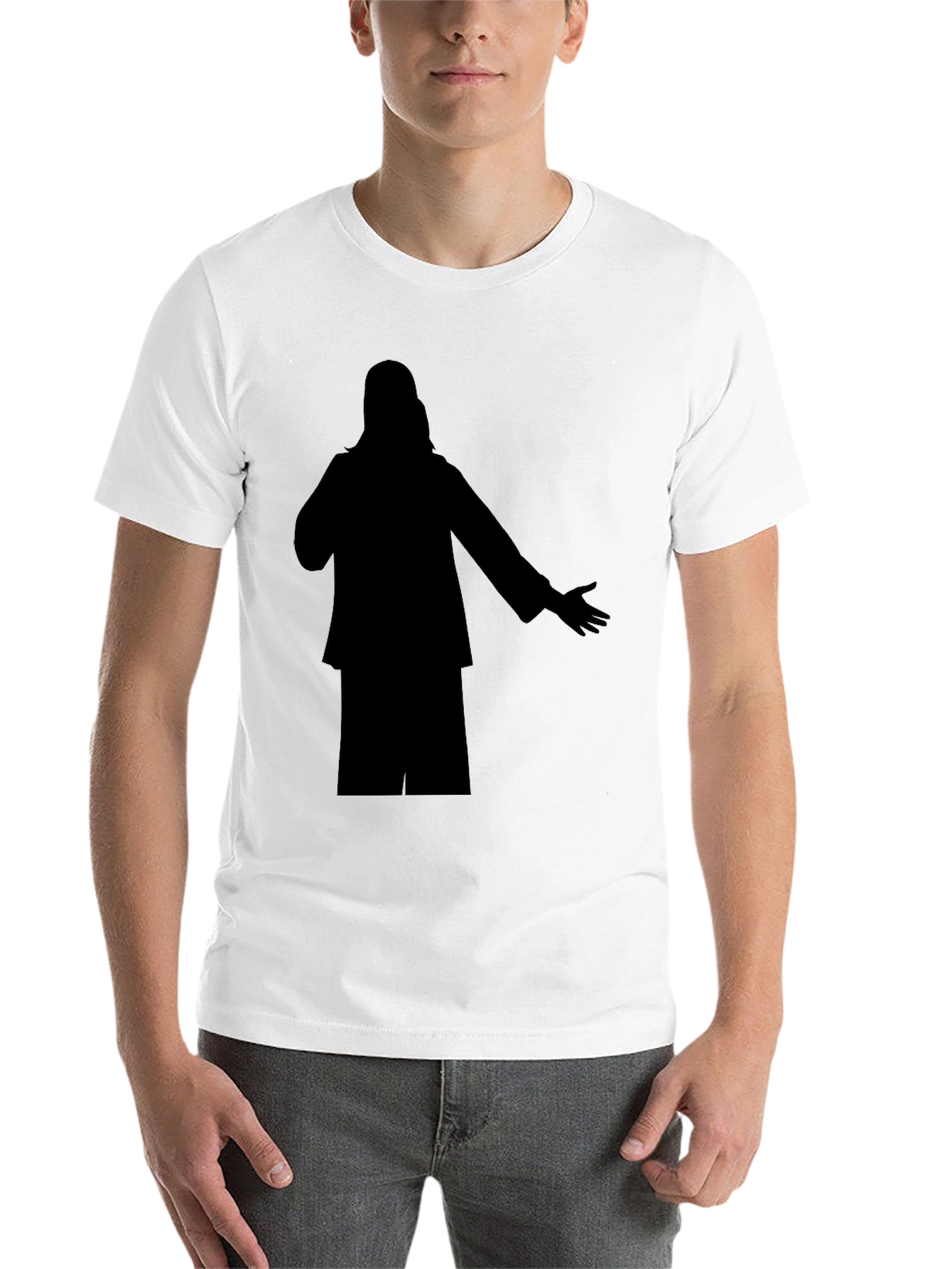 Silhouette Graphic Black T-Shirt