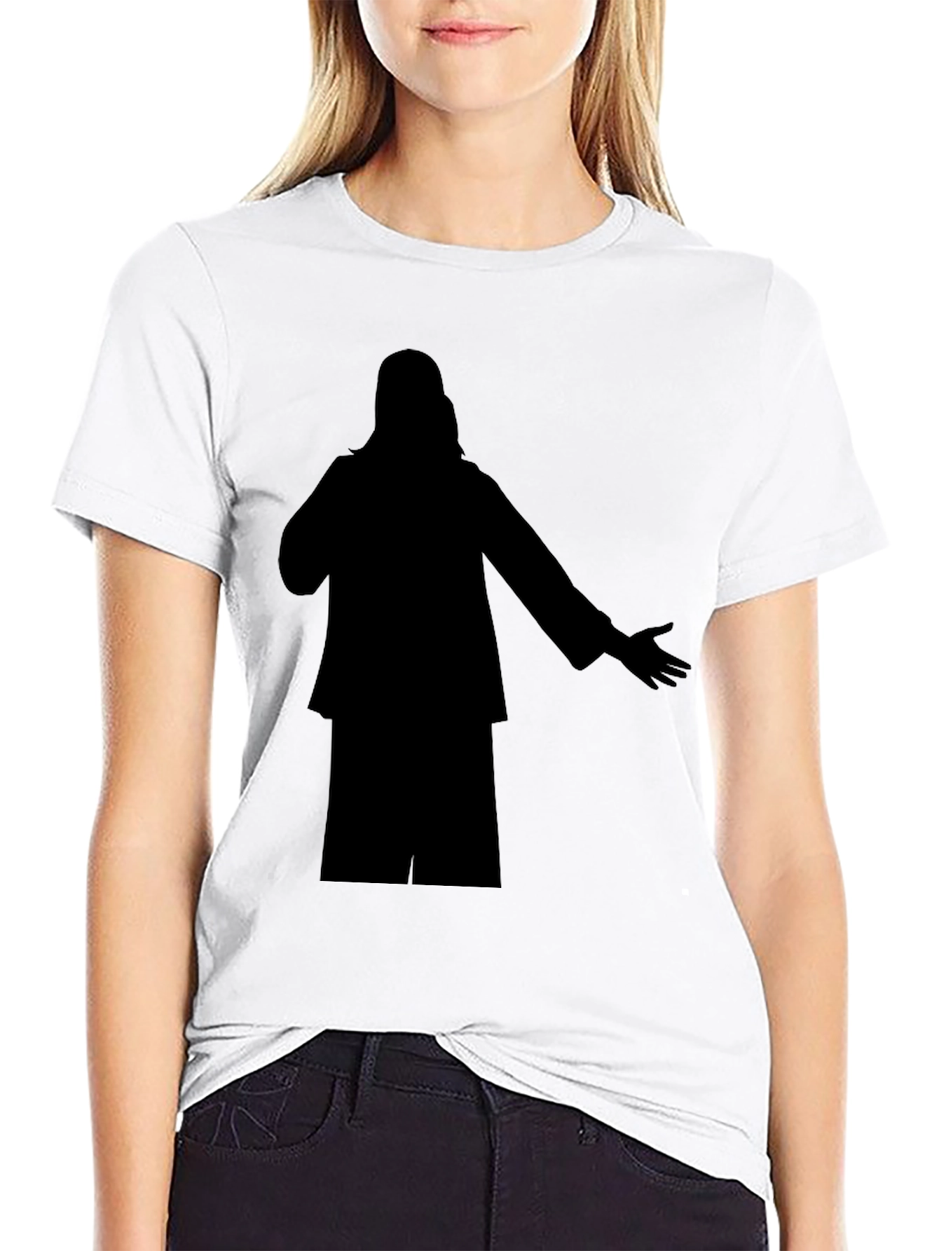 Silhouette Graphic Black T-Shirt
