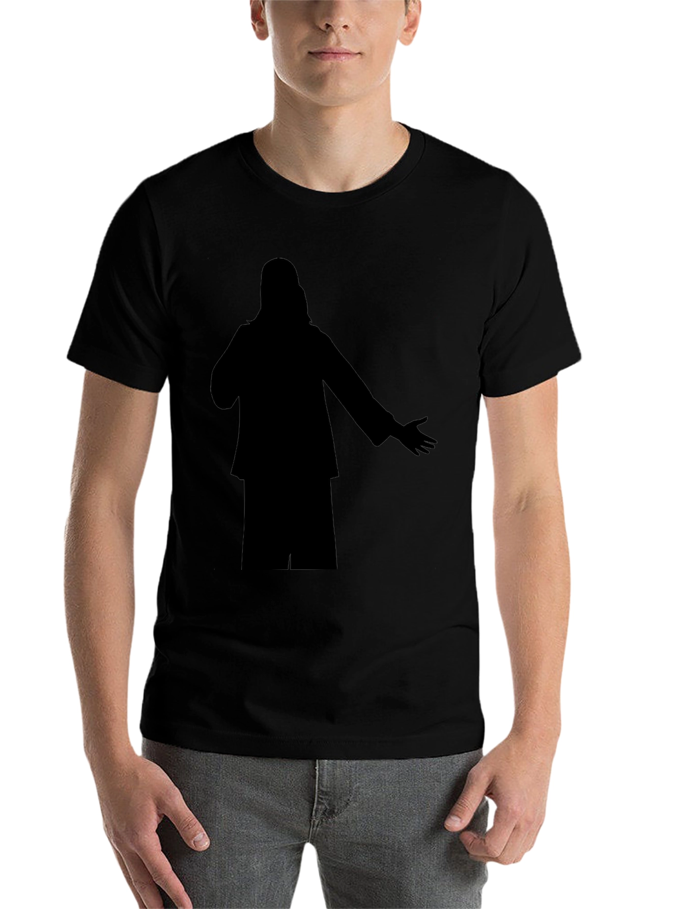 Silhouette Graphic Black T-Shirt