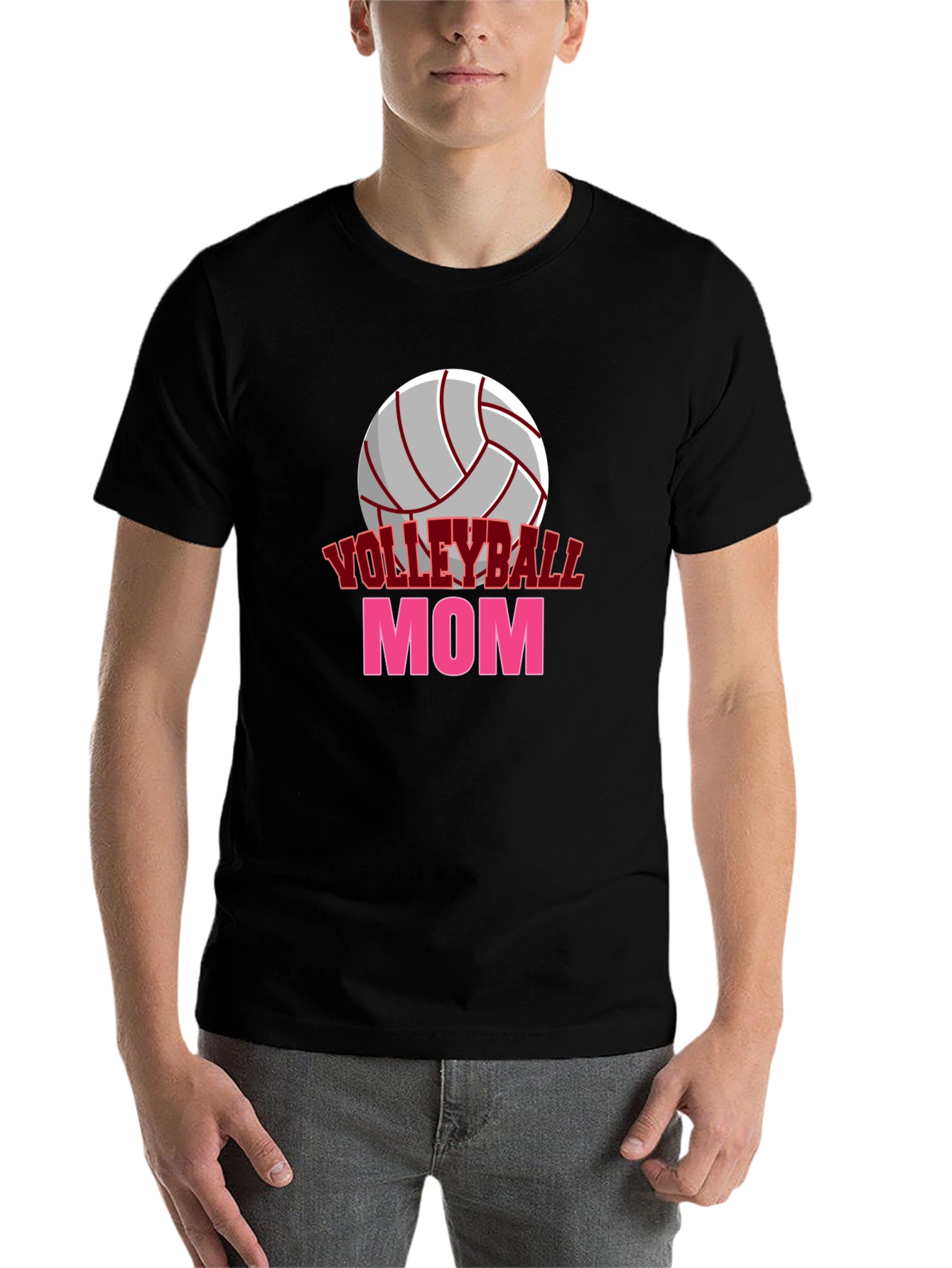 Volleyball Mom Graphic T-Shirt
