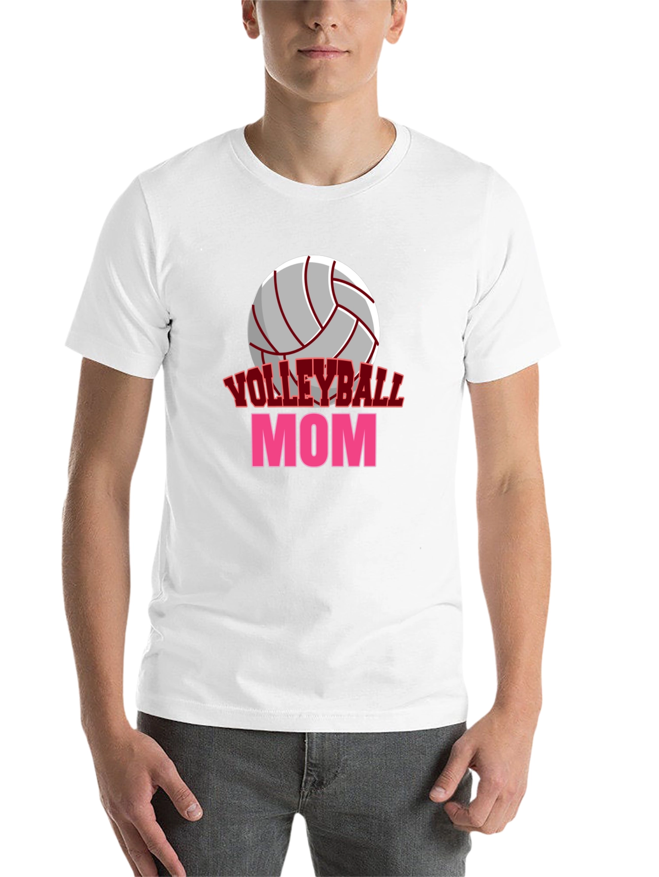 Volleyball Mom Graphic T-Shirt