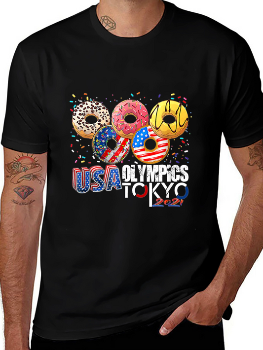 USA Olympics Tokyo 2021 Donut T-Shirt
