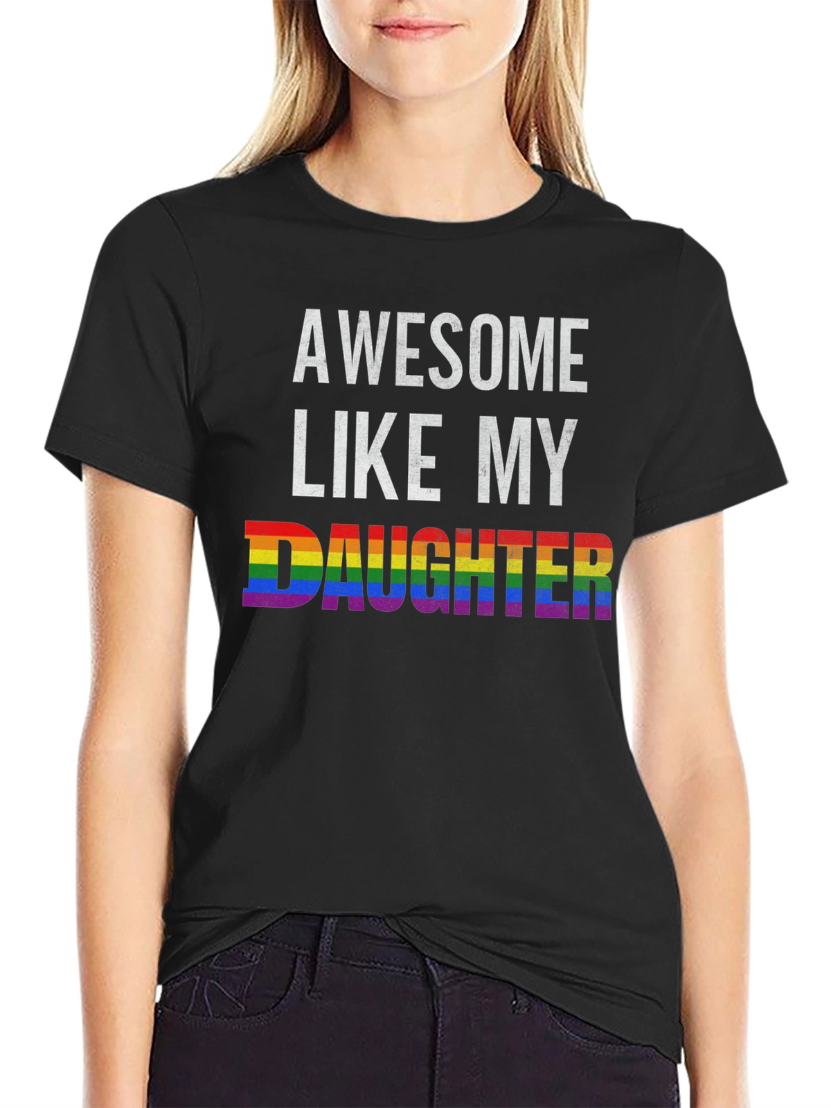Awesome Like My Daughter Pride T-Shirt
