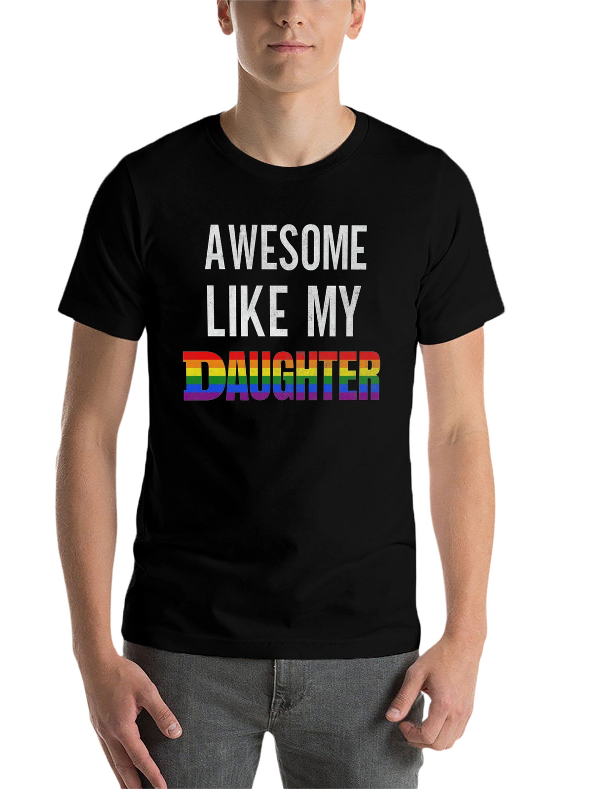 Awesome Like My Daughter Pride T-Shirt