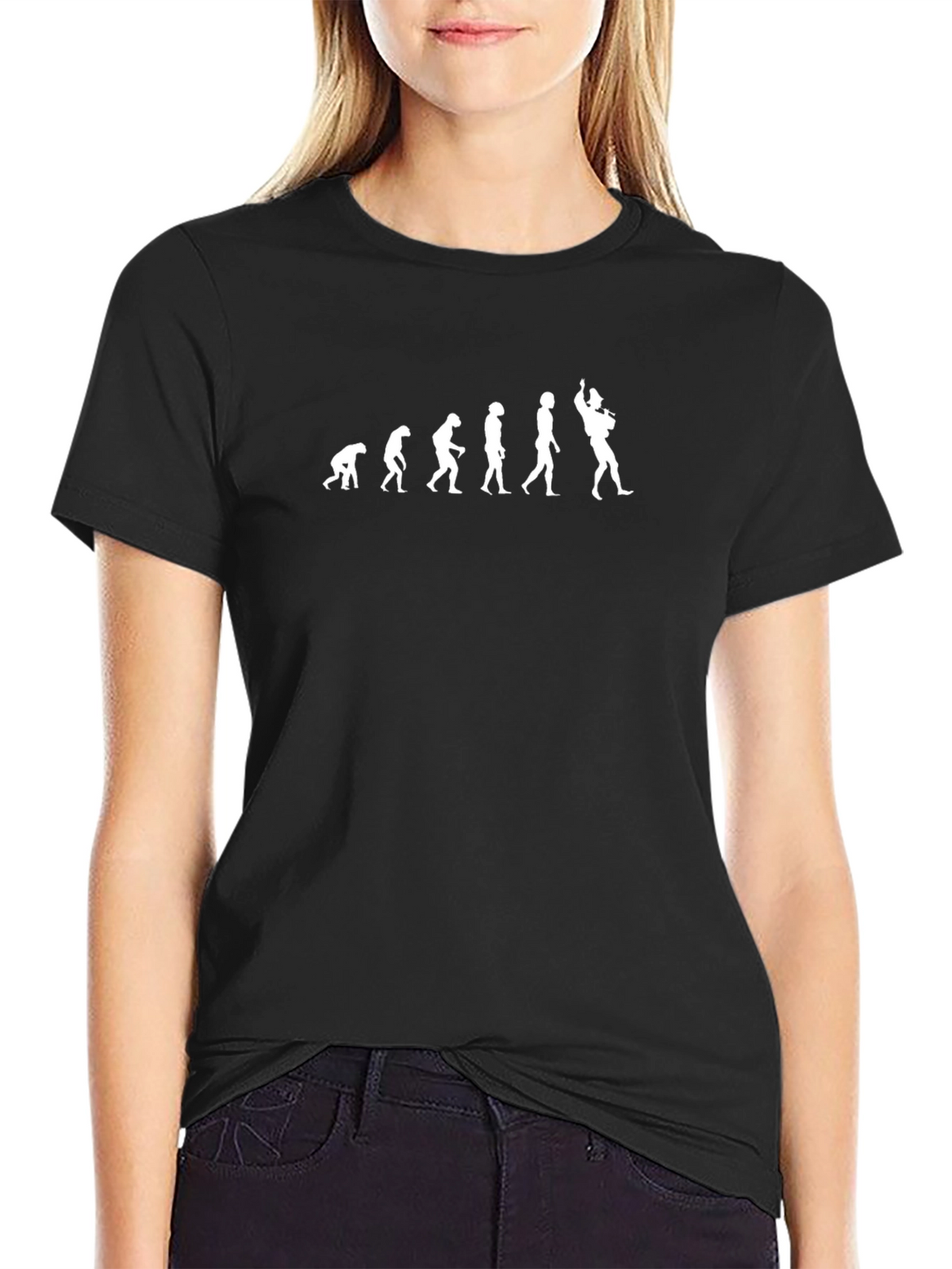 Evolution of Rock Black T-Shirt