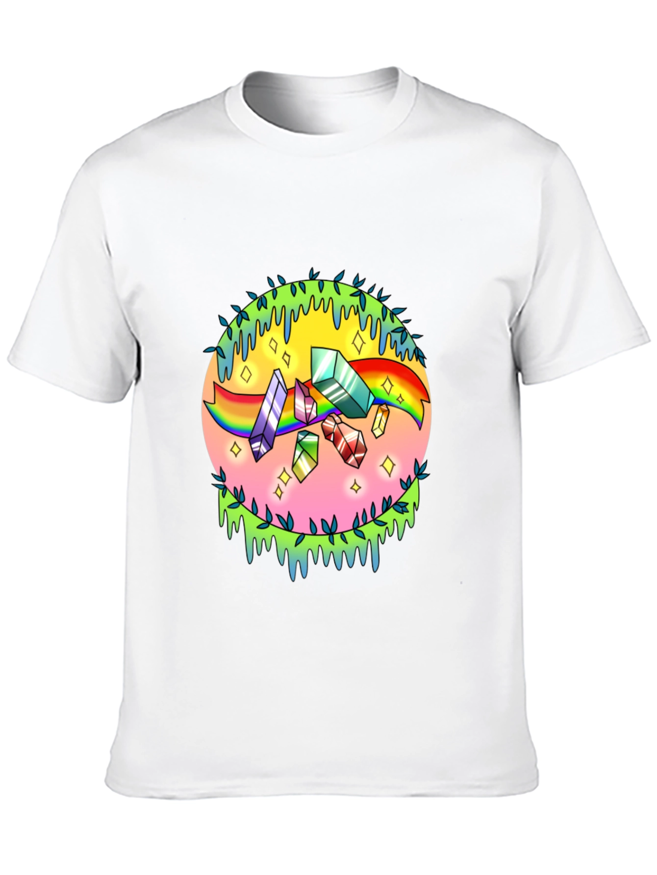 Crystal Rainbow Graphic Tee