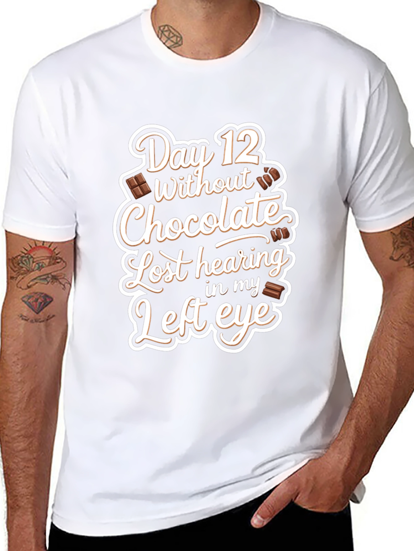 Funny Chocolate Withdrawal T-Shirt - Day 12