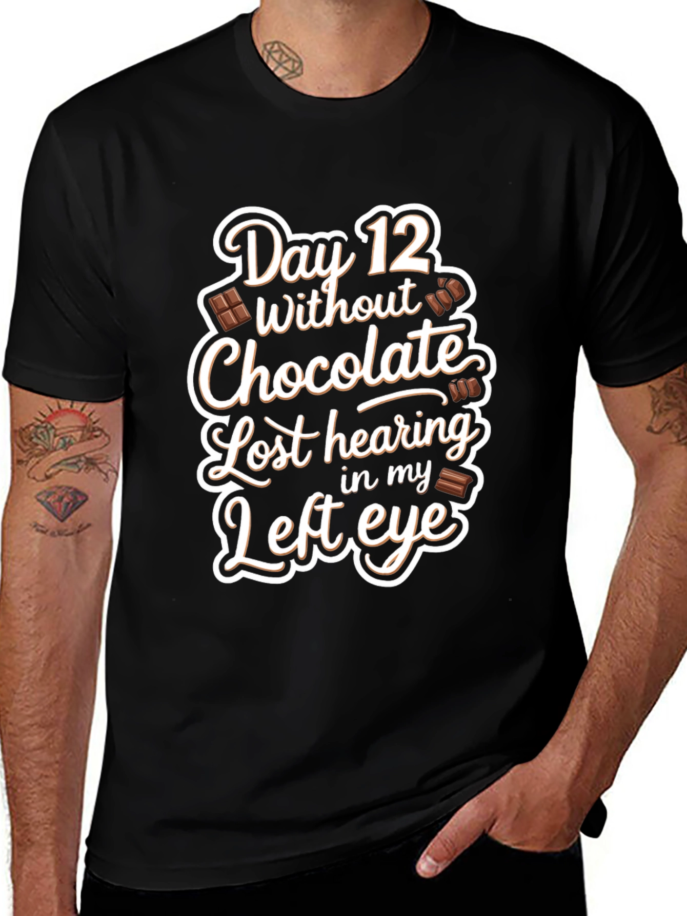 Funny Chocolate Withdrawal T-Shirt - Day 12