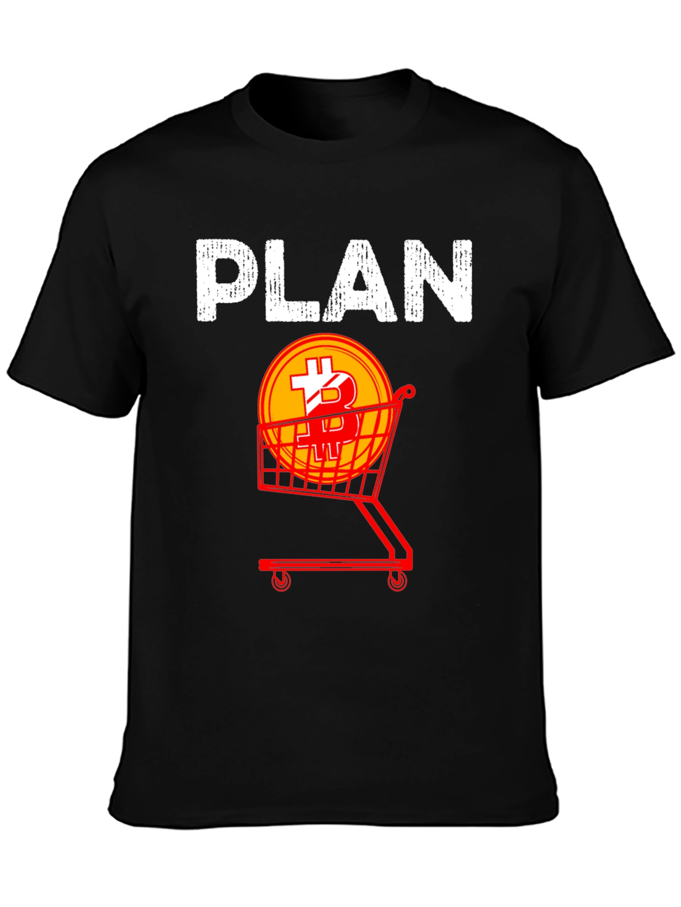 Bitcoin Shopping Plan Graphic Tee