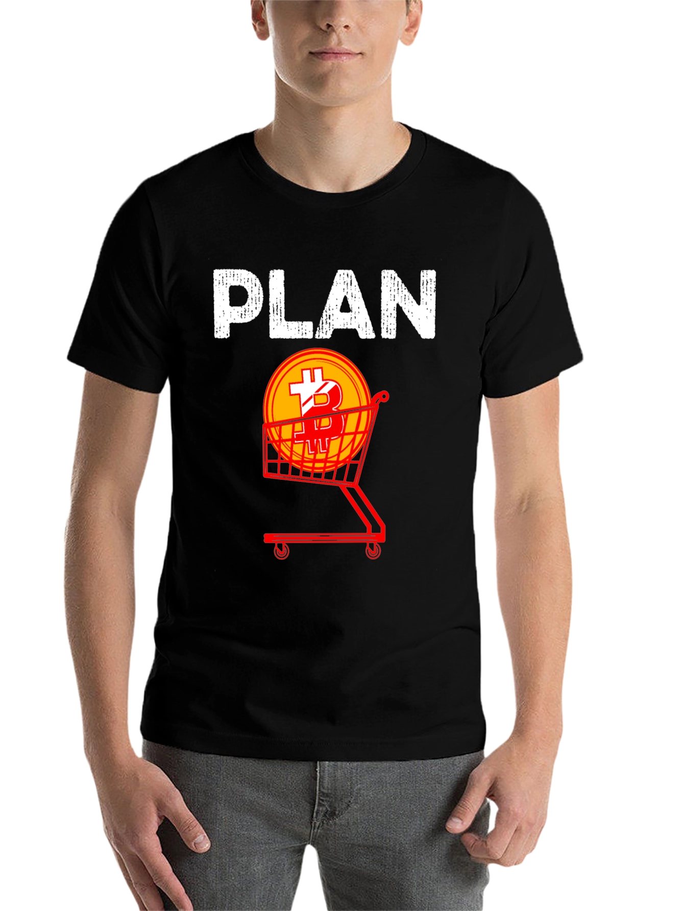 Bitcoin Shopping Plan Graphic Tee