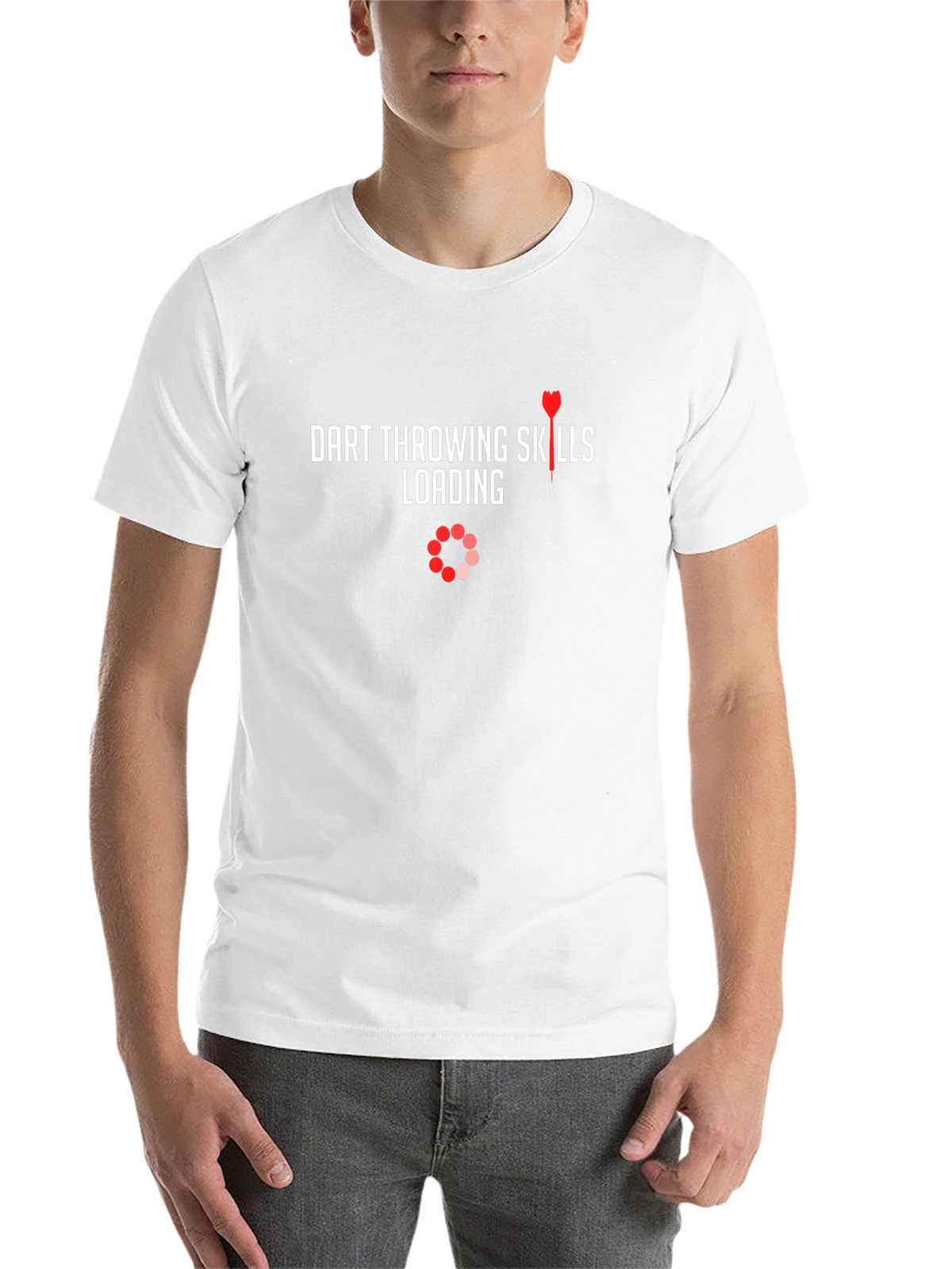 Dart Throwing Skills Loading T-Shirt - Black