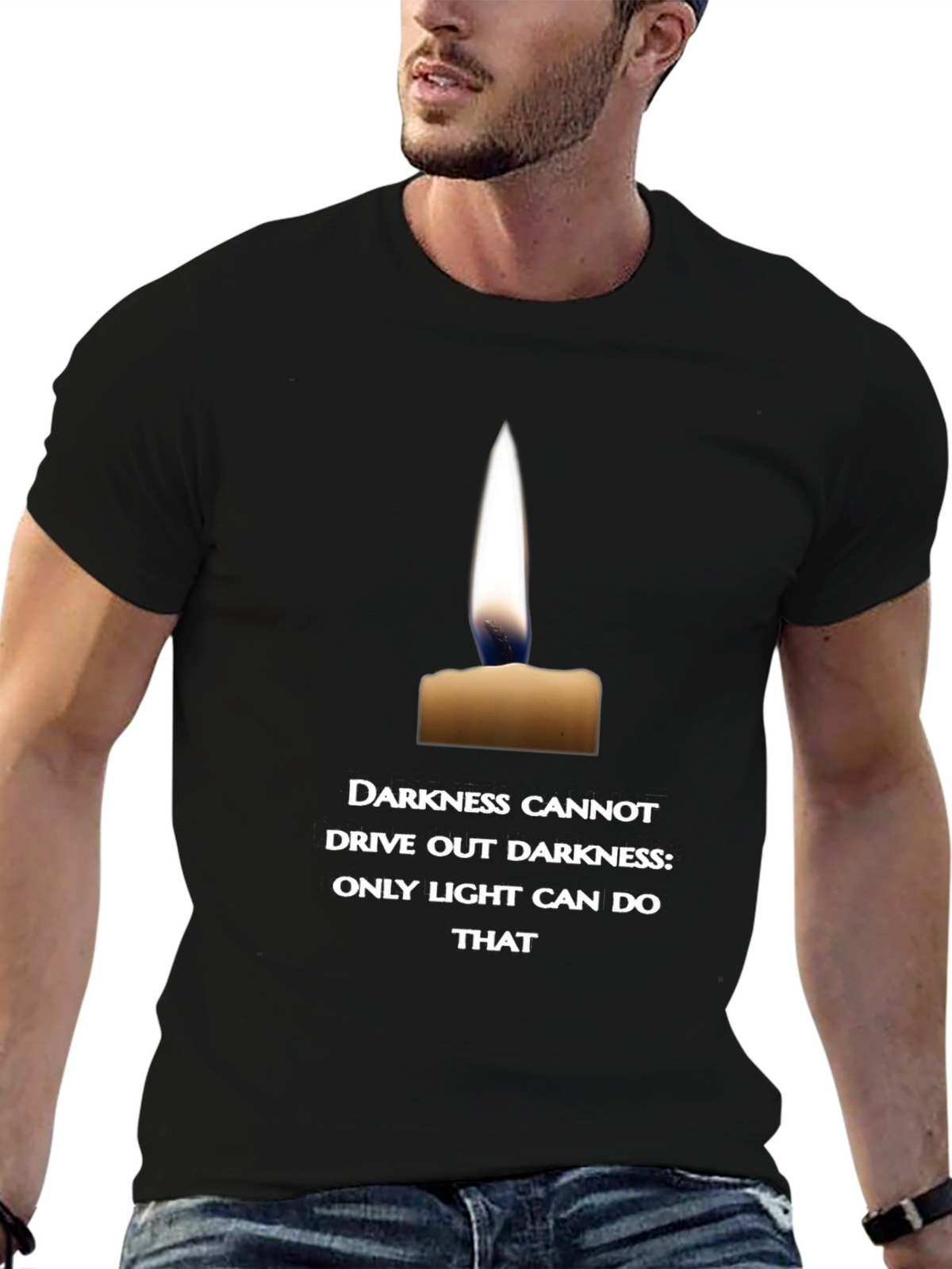 Candlelight Quote T-Shirt - Inspire with Light