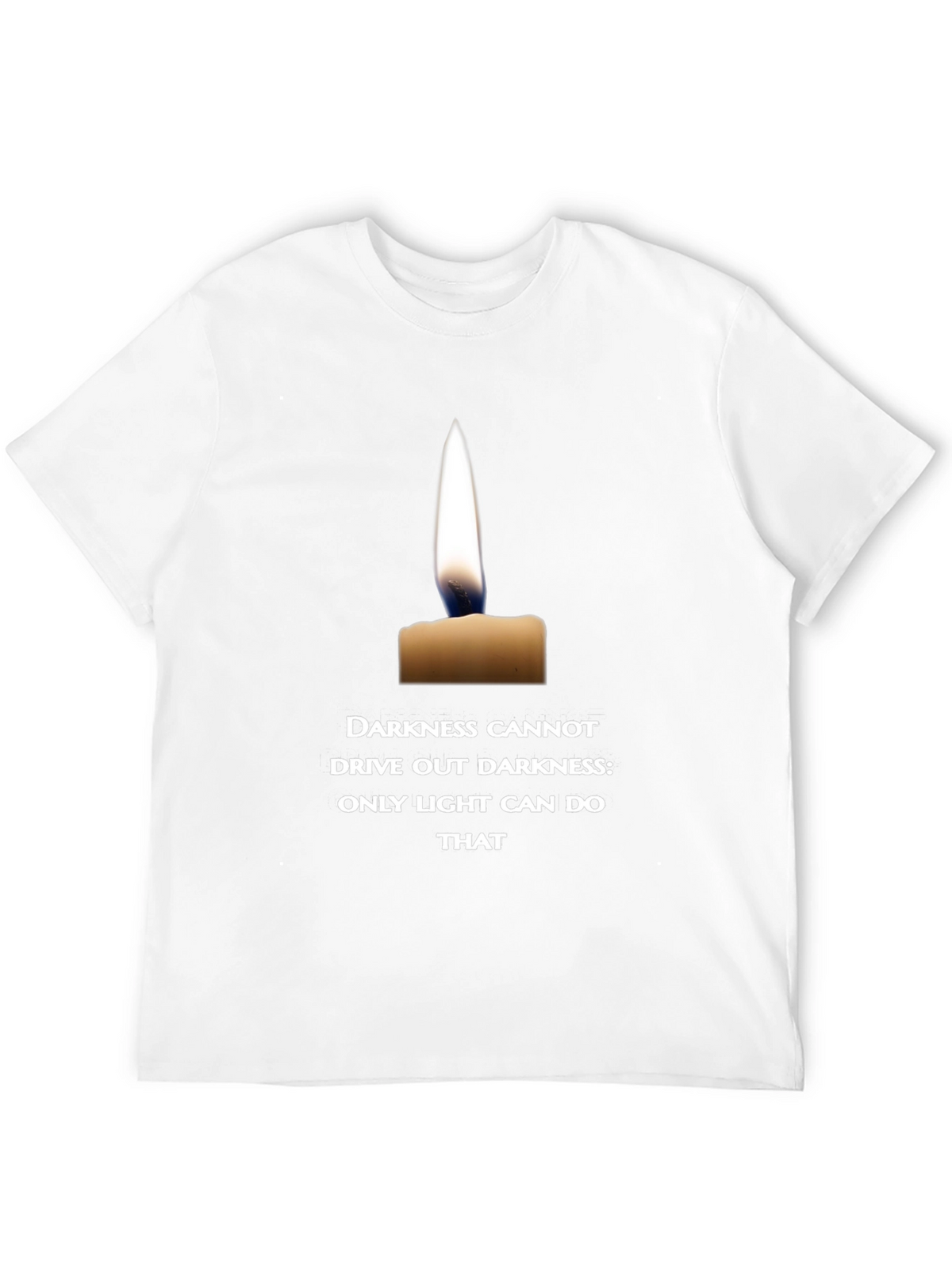 Candlelight Quote T-Shirt - Inspire with Light