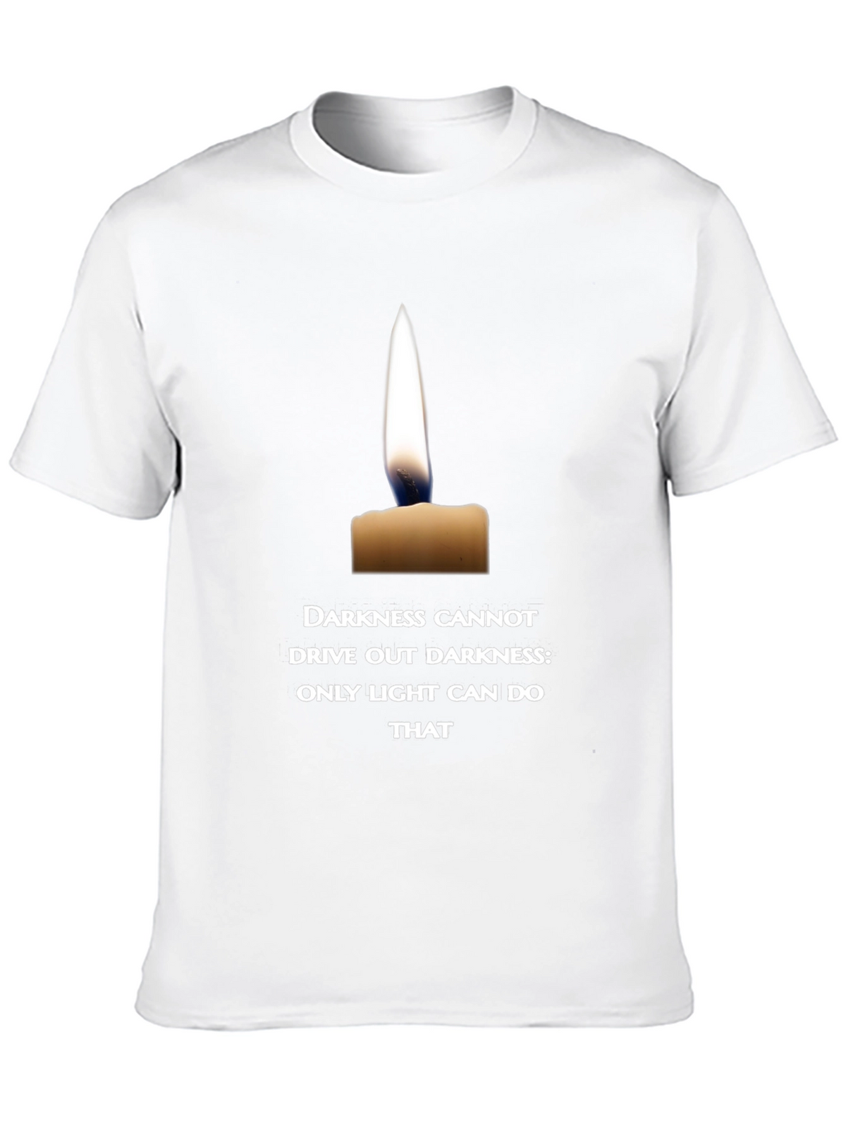 Candlelight Quote T-Shirt - Inspire with Light