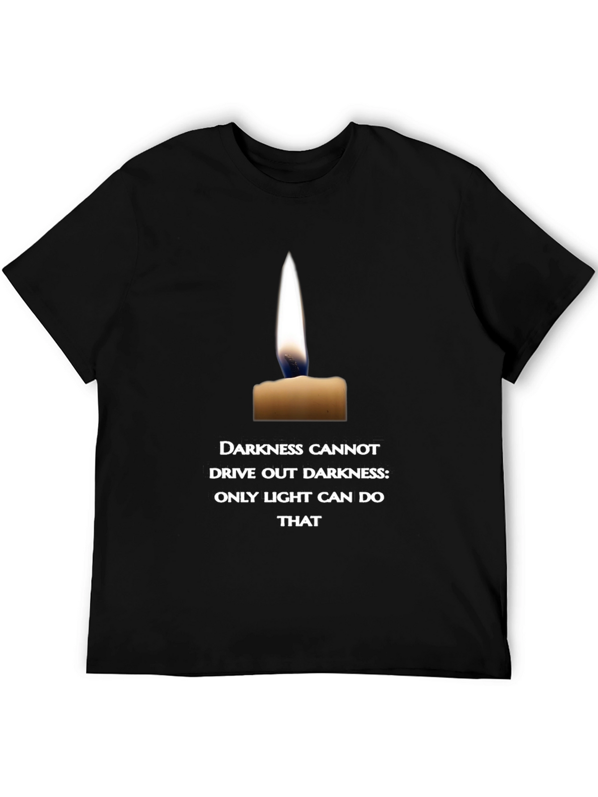Candlelight Quote T-Shirt - Inspire with Light