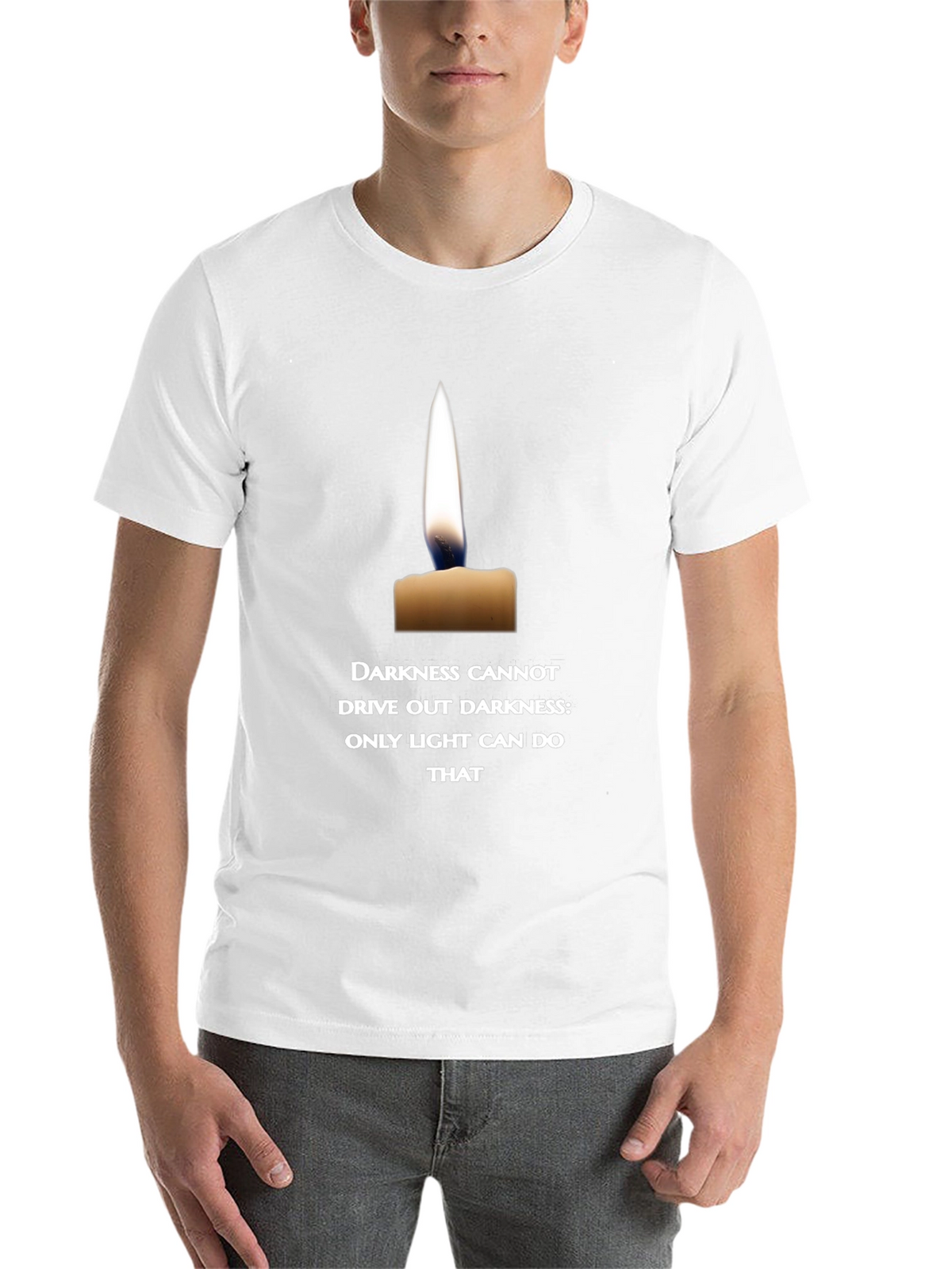 Candlelight Quote T-Shirt - Inspire with Light