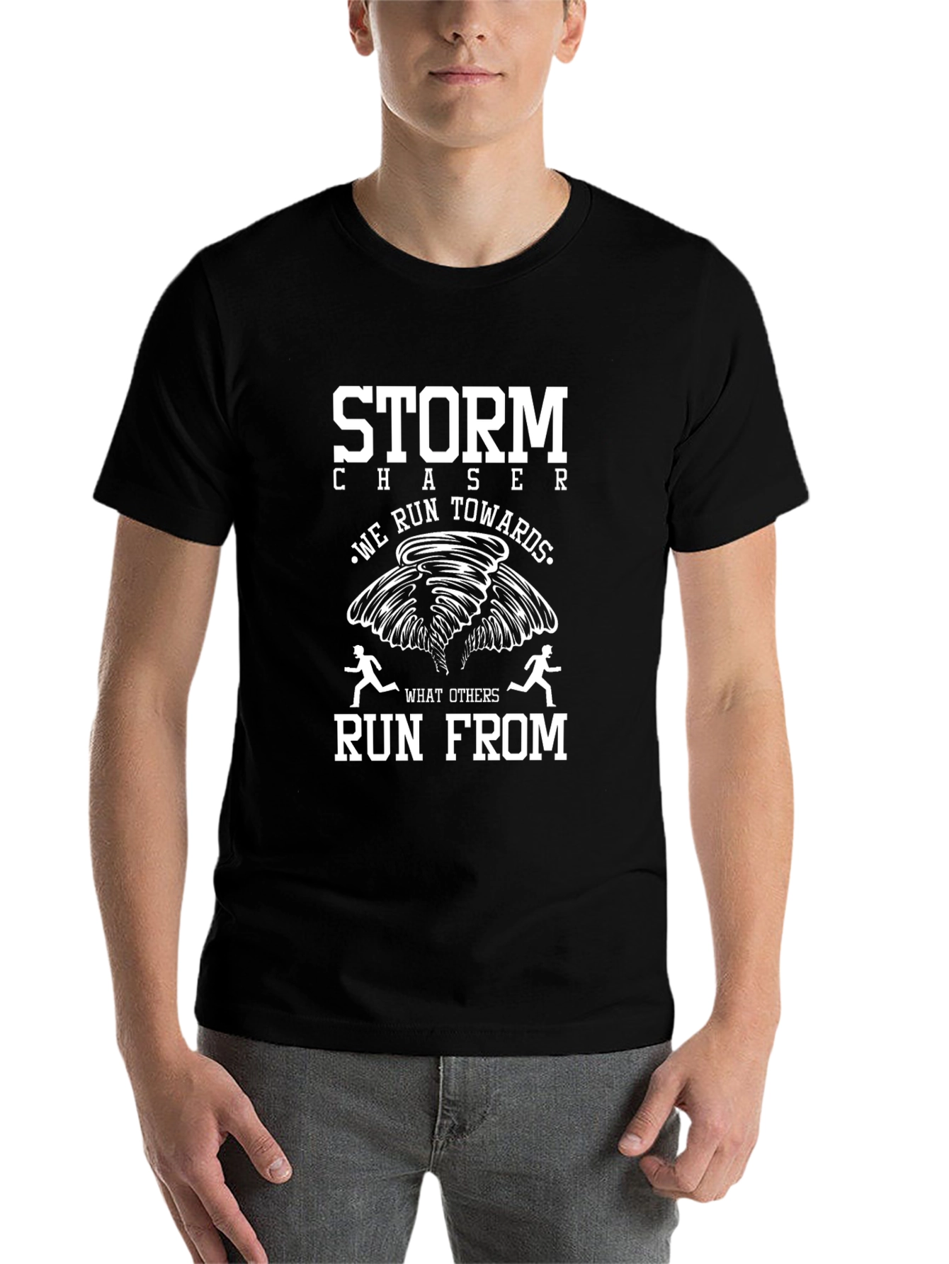 Storm Chaser Tee - We Run Towards T-Shirt