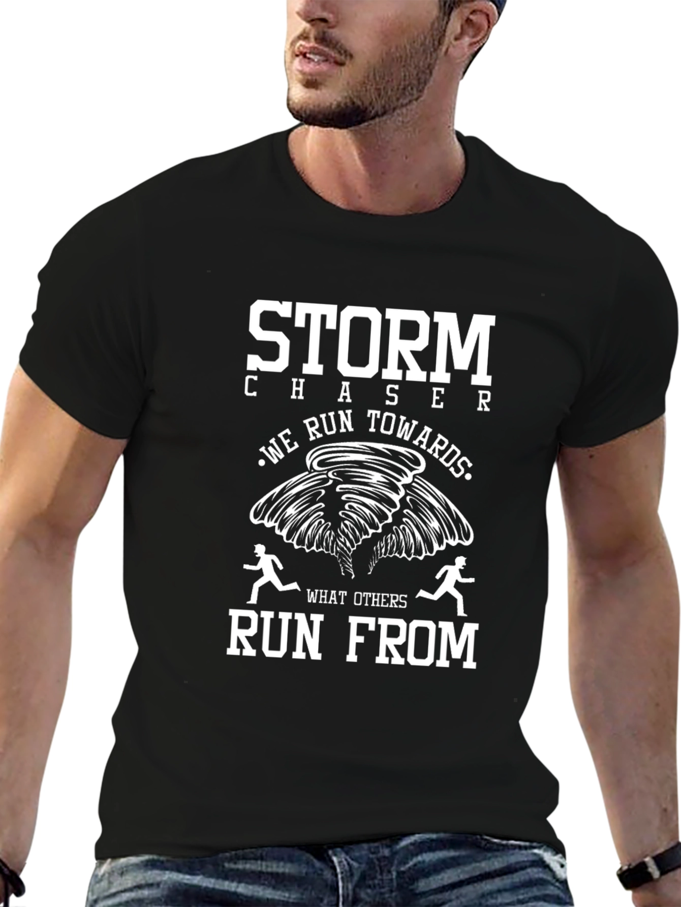 Storm Chaser Tee - We Run Towards T-Shirt