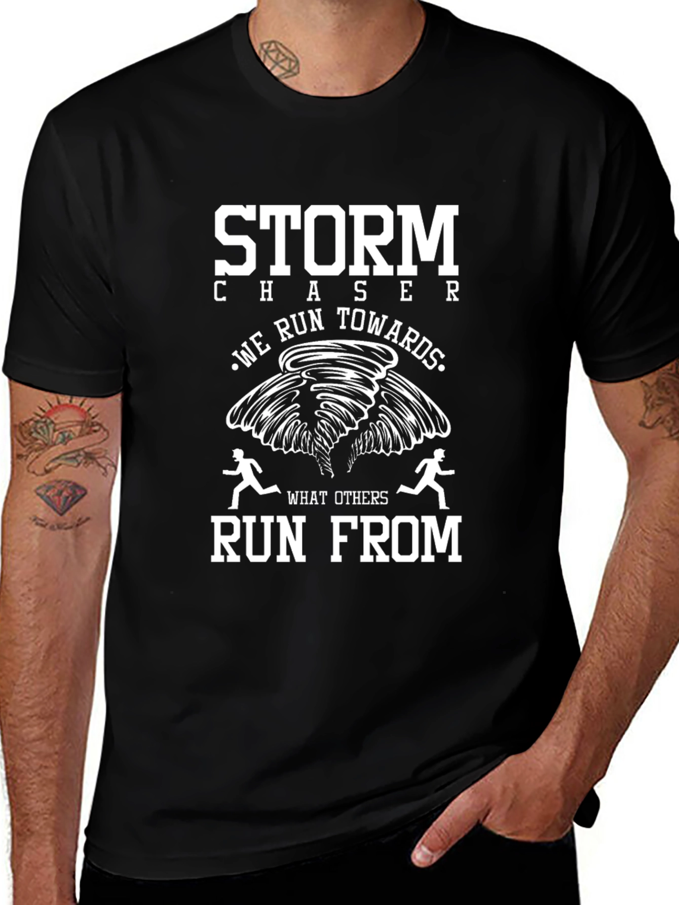Storm Chaser Tee - We Run Towards T-Shirt