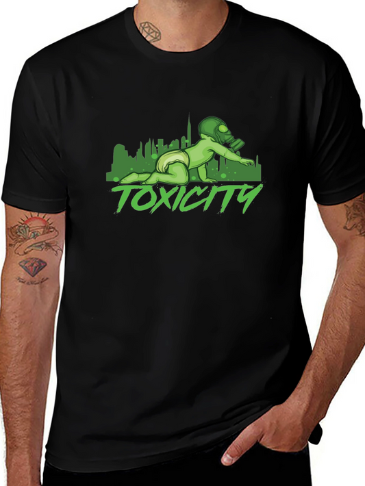 Toxicity T-Shirt - Gas Mask Baby Design