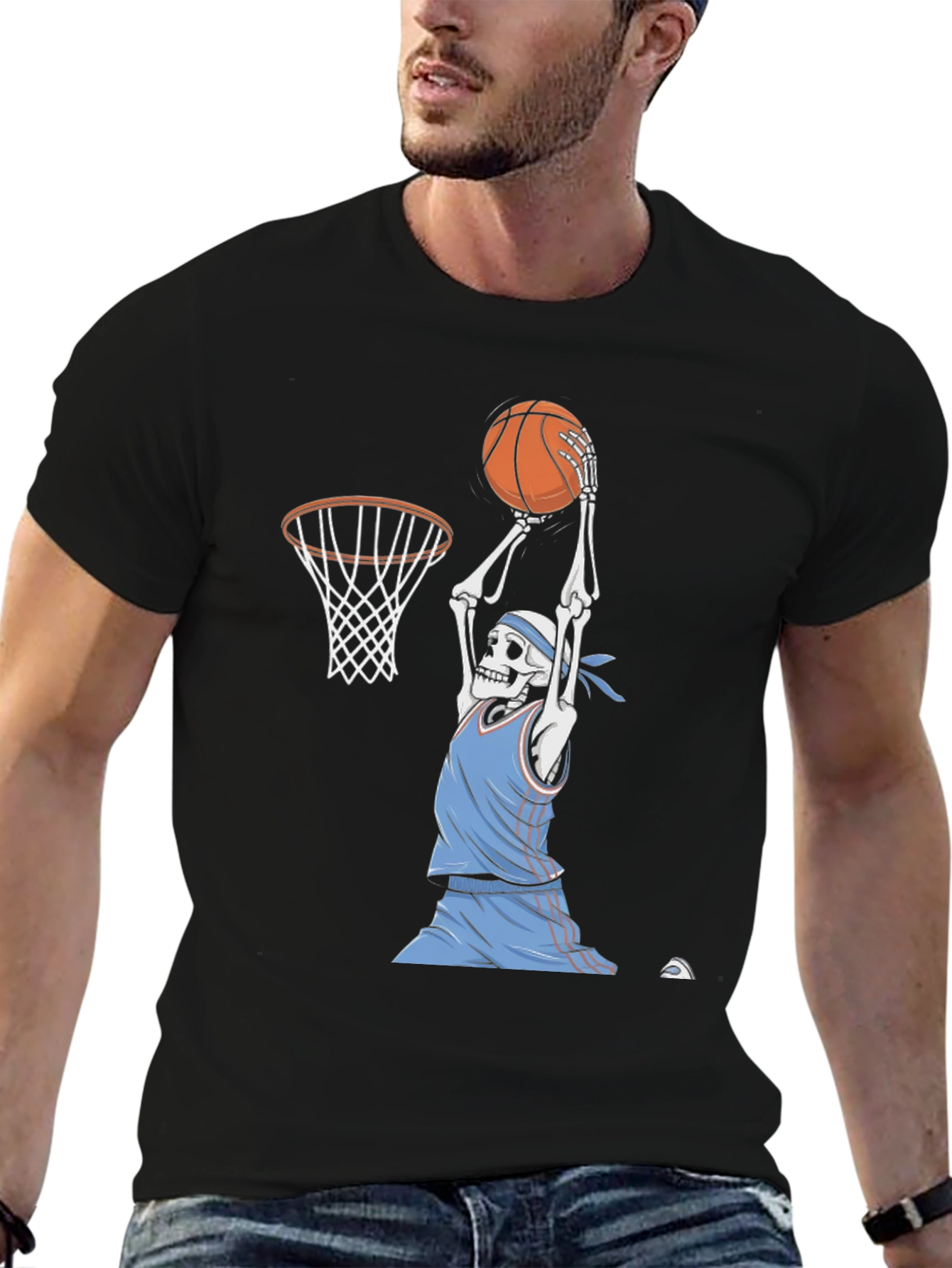 Skeleton Baller Graphic Tee