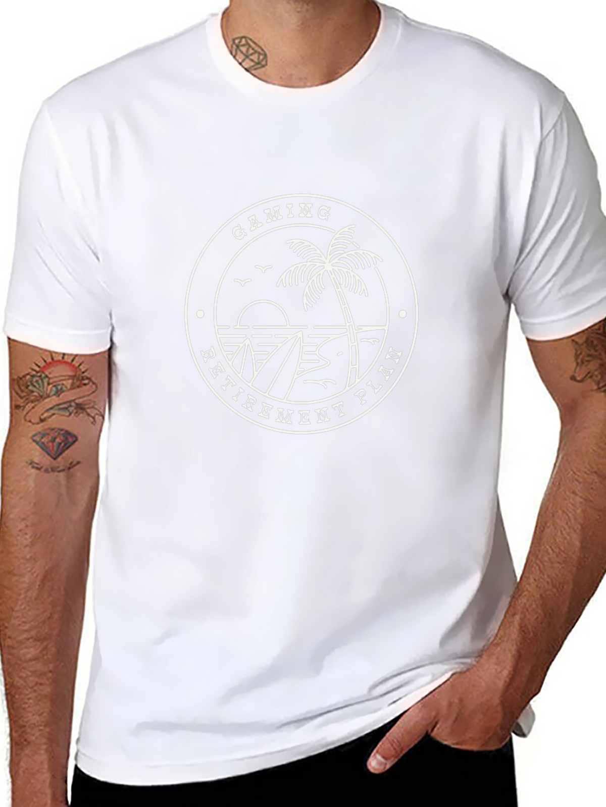 Gaming Retirement Plan Graphic T-Shirt