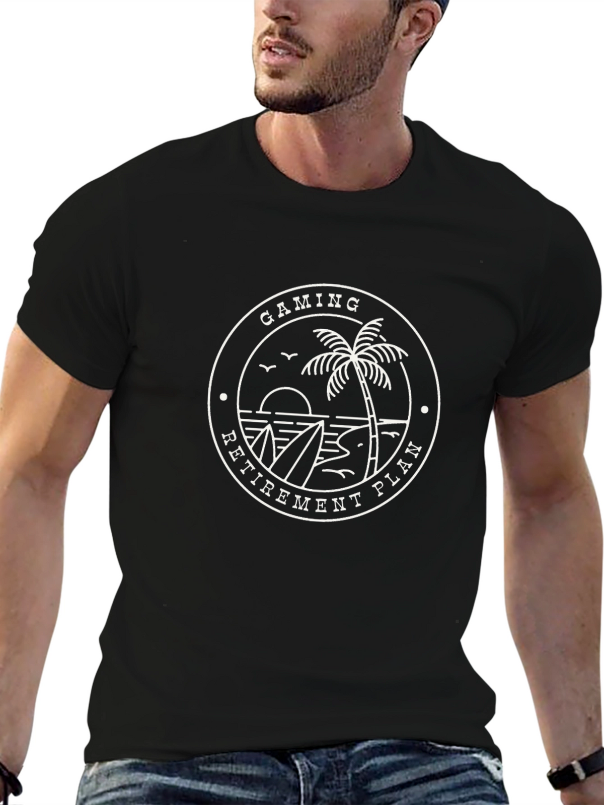 Gaming Retirement Plan Graphic T-Shirt