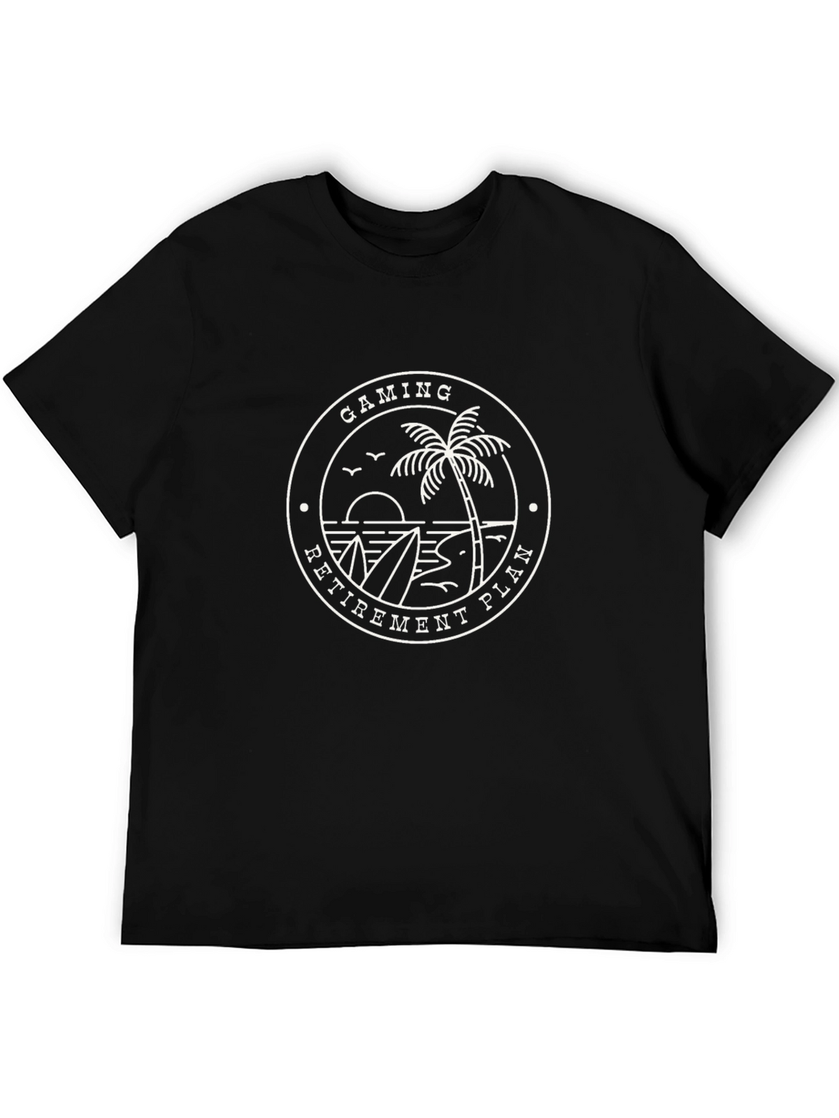 Gaming Retirement Plan Graphic T-Shirt