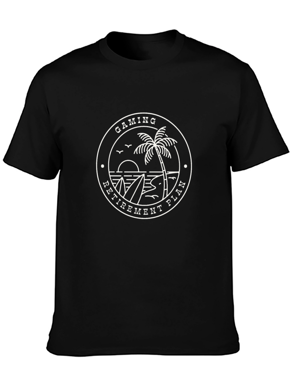Gaming Retirement Plan Graphic T-Shirt