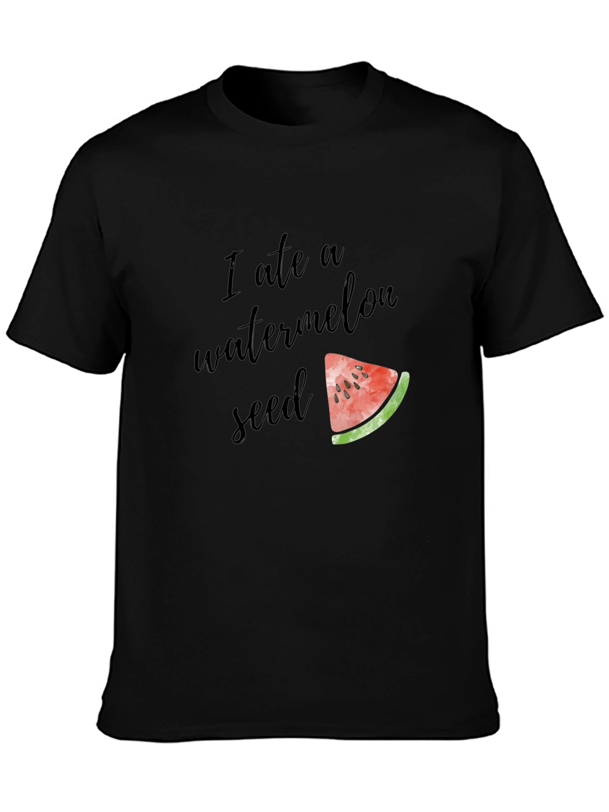I Ate A Watermelon Seed Funny Graphic Tee