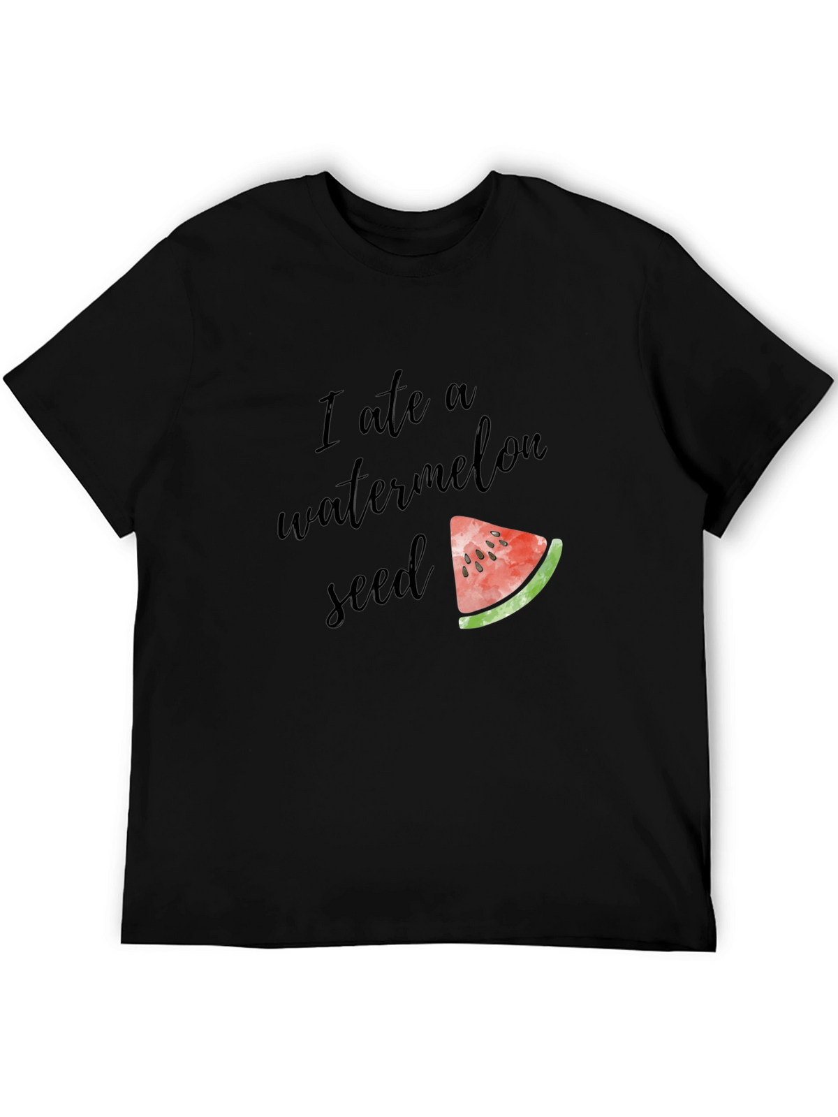 I Ate A Watermelon Seed Funny Graphic Tee