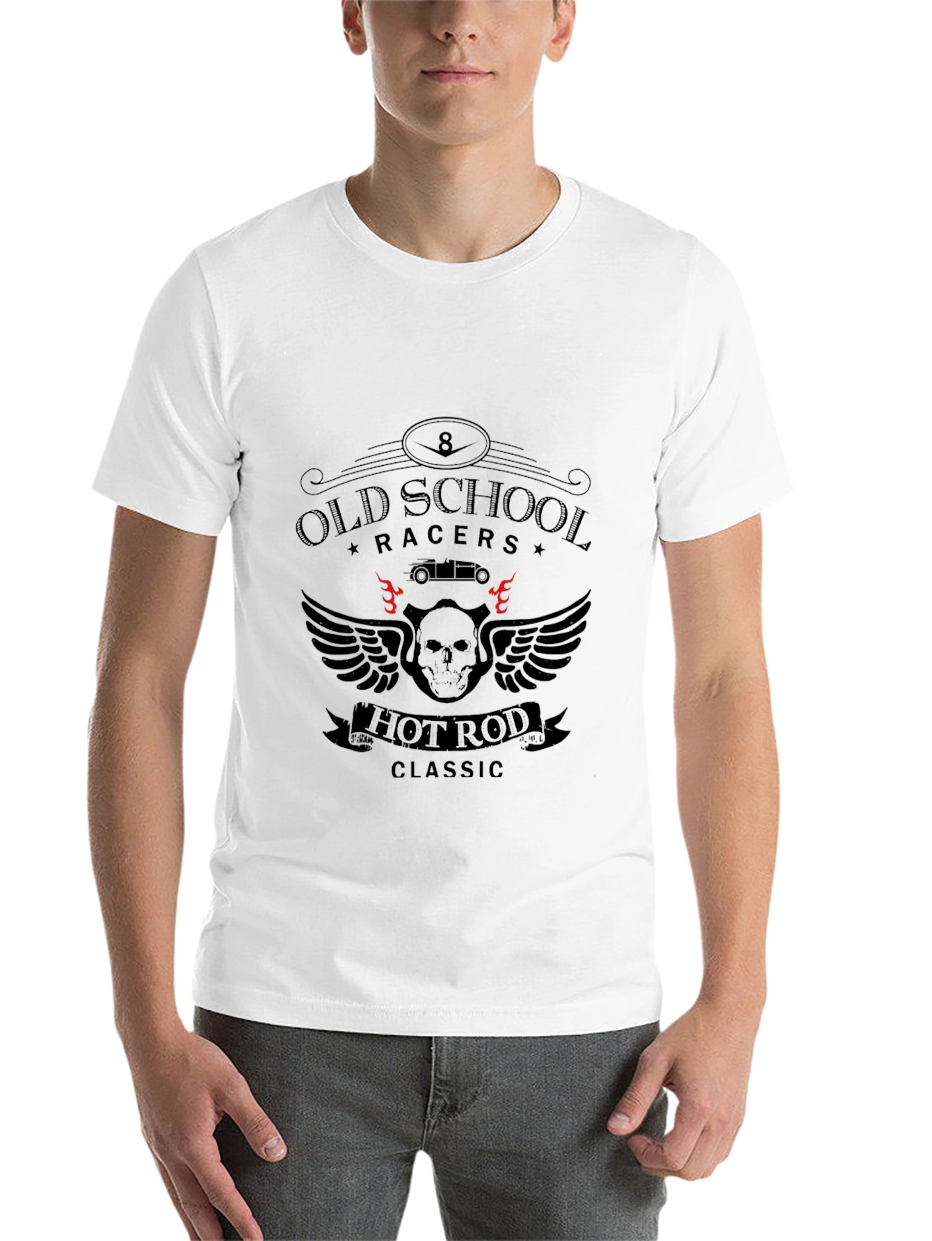 Old School Racers Hot Rod Classic T-Shirt