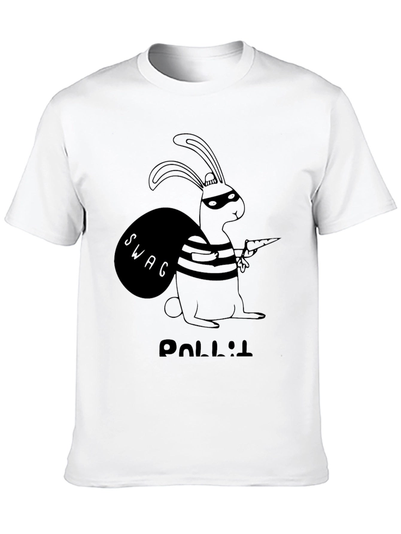 Rabbit Thief Black T-Shirt