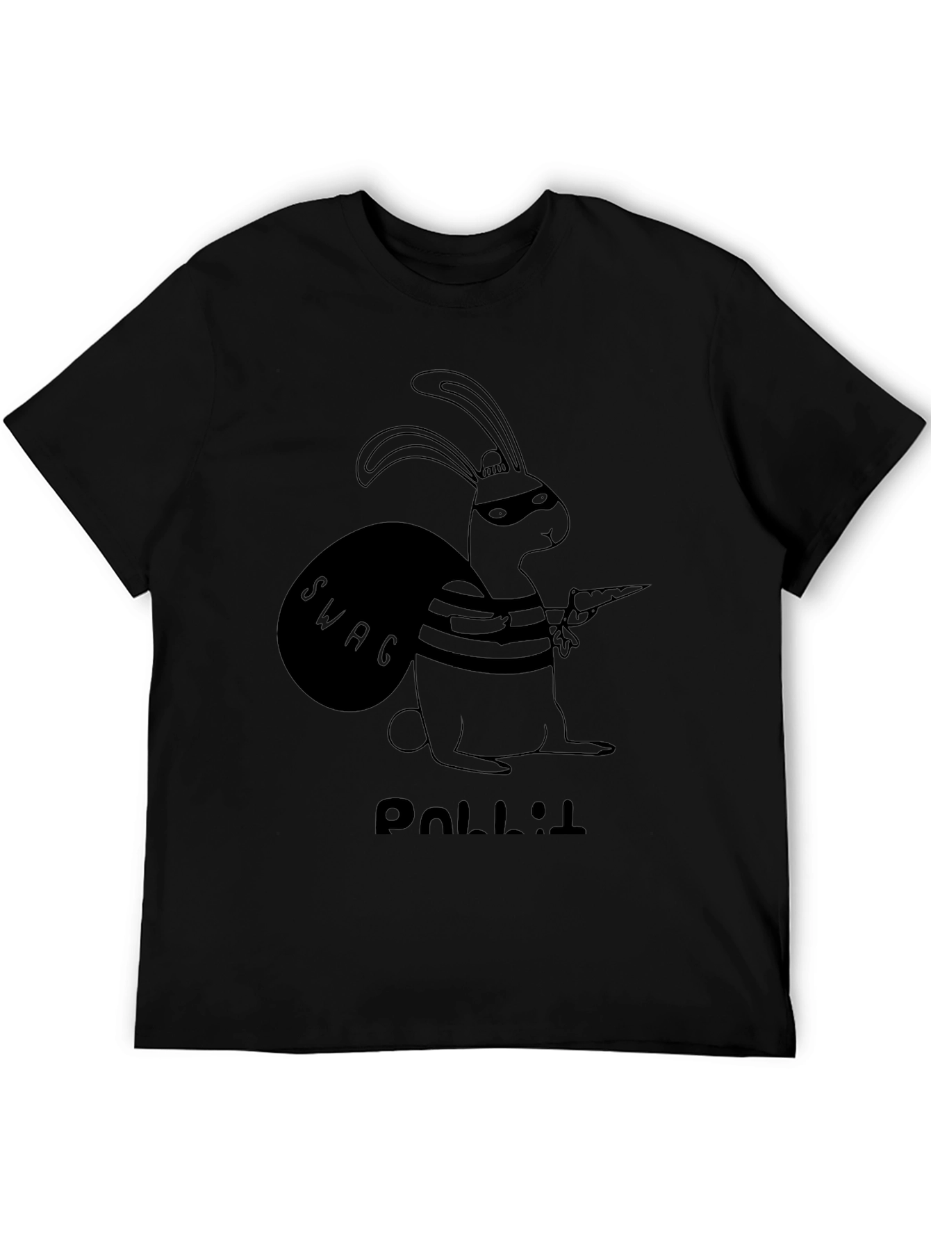 Rabbit Thief Black T-Shirt