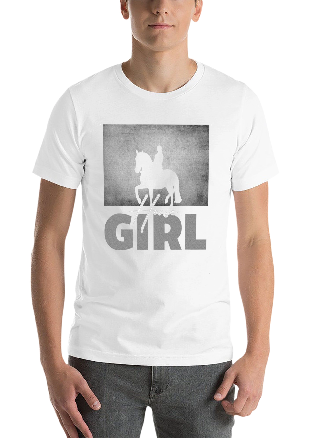 Horse Girl Graphic T-Shirt - Equestrian Lover Tee
