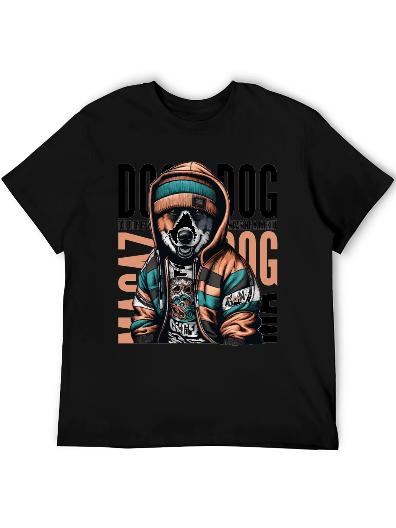 Dog Wearing Jacket Unisex T-Shirt